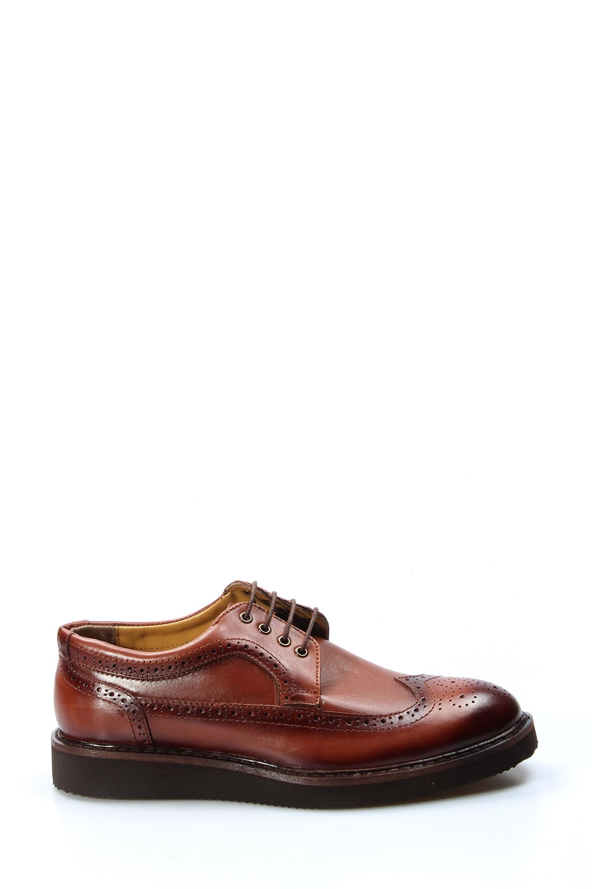 KOALA SYDNEY Men's Brown Brogue Leather Dress Shoes
