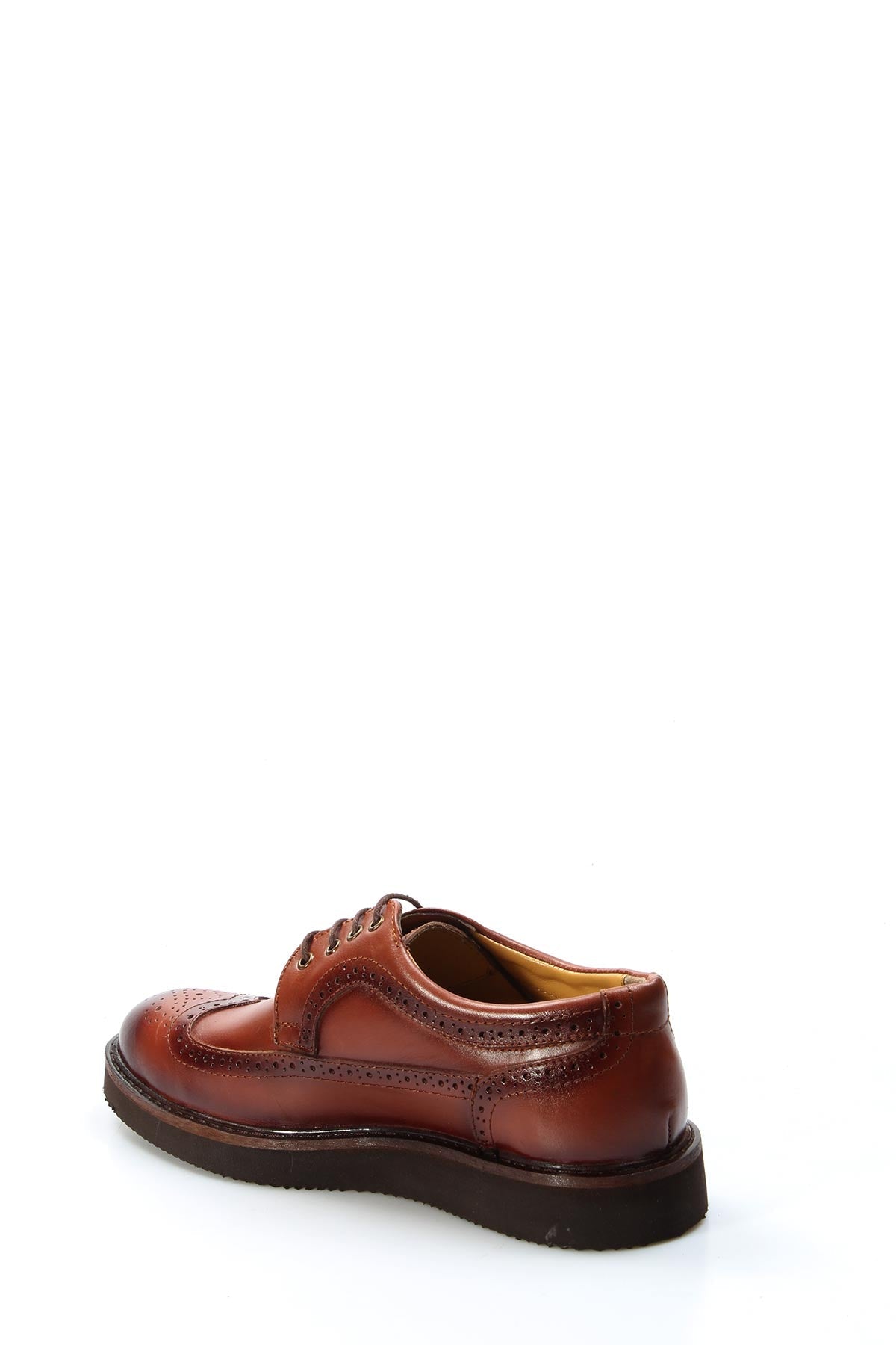KOALA SYDNEY Men's Brown Brogue Leather Dress Shoes