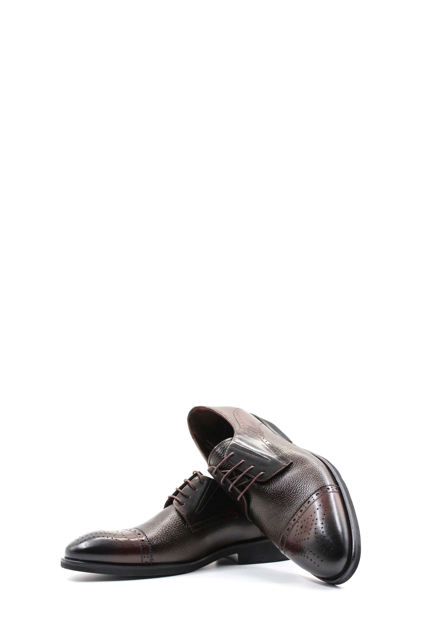KOALA SYDNEY Men's Elegant Brown Brogue Leather Dress Shoes