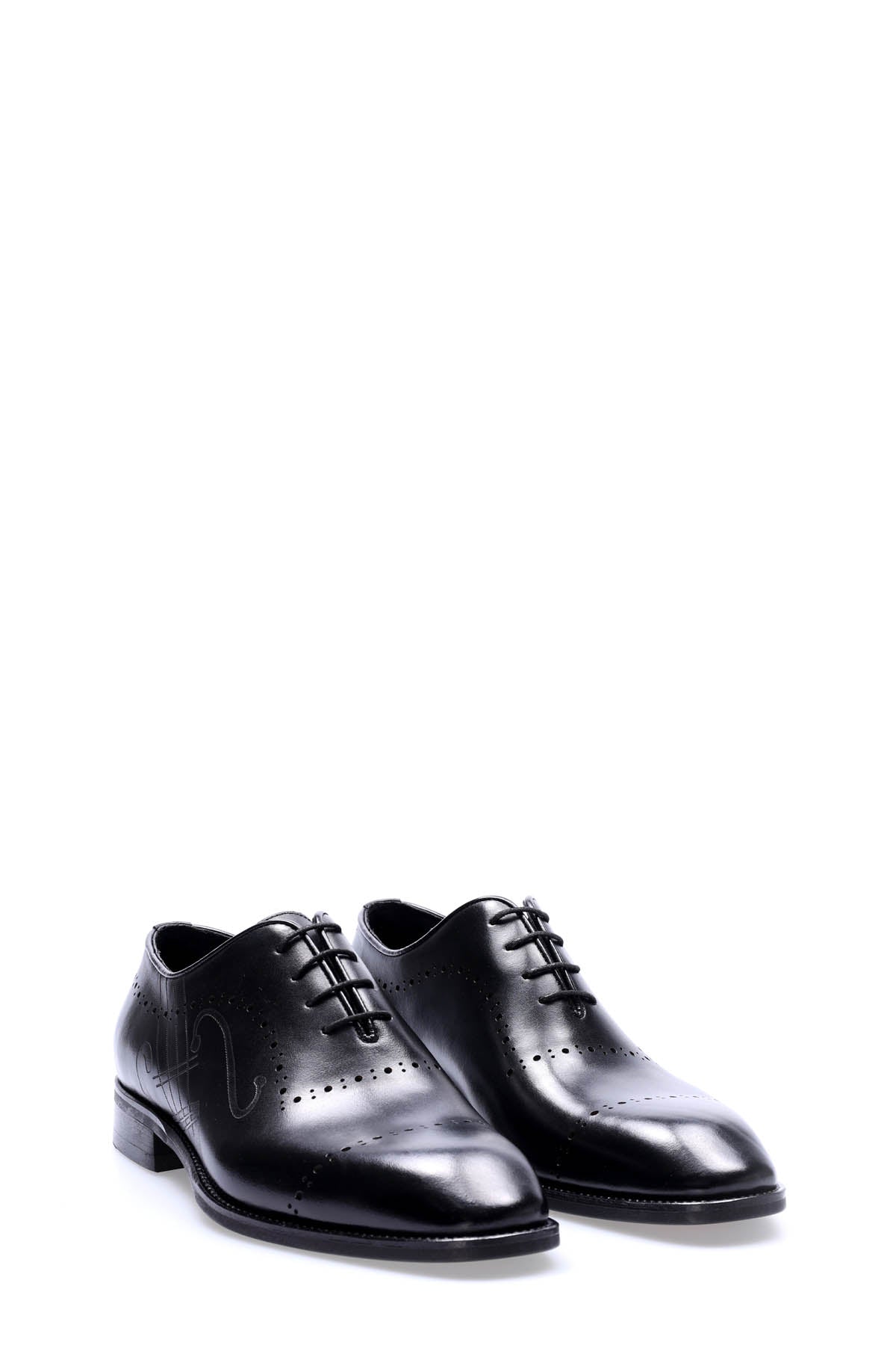 Hakiki Deri Erkek Klasik Ayakkabı 403MA01 Siyah