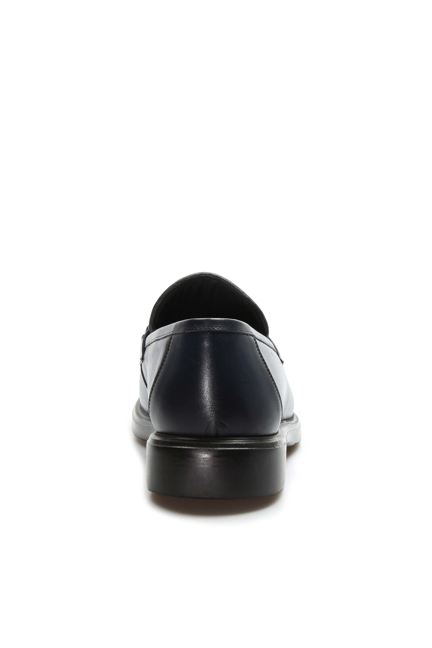 KOALA SYDNEY Navy Leather Buckle Loafers-Wessi