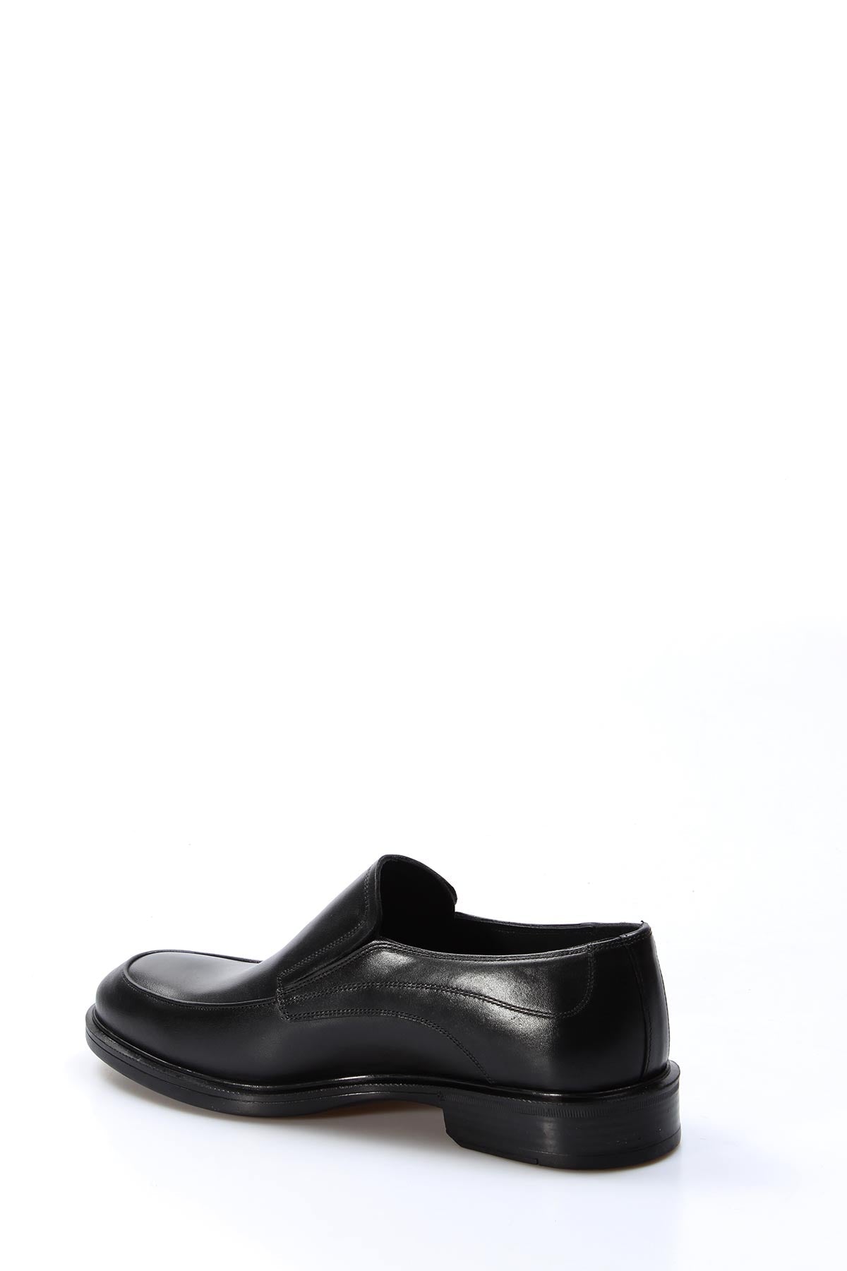 KOALA SYDNEY Men's Black Leather Loafers with Cushioned Insole and Sleek Design