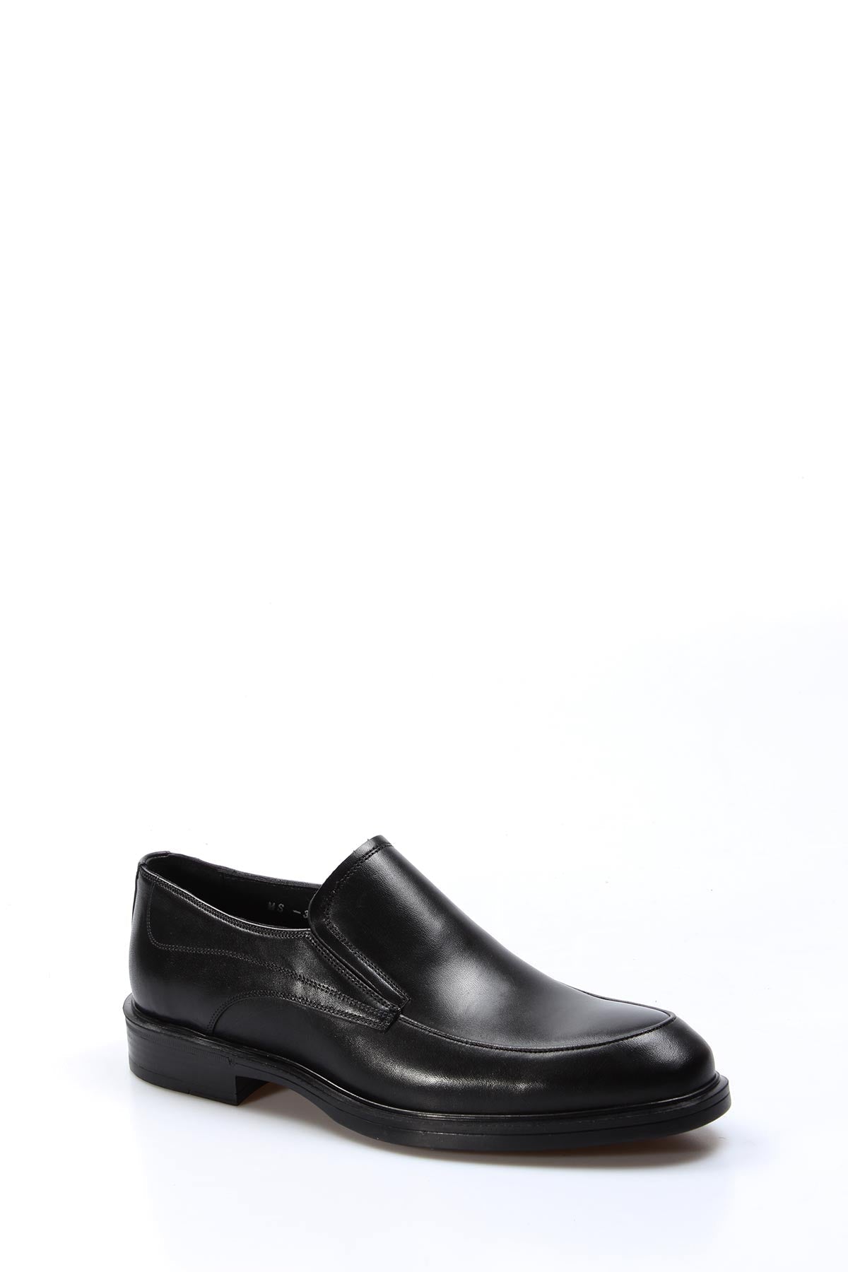 KOALA SYDNEY Men's Black Leather Loafers with Cushioned Insole and Sleek Design