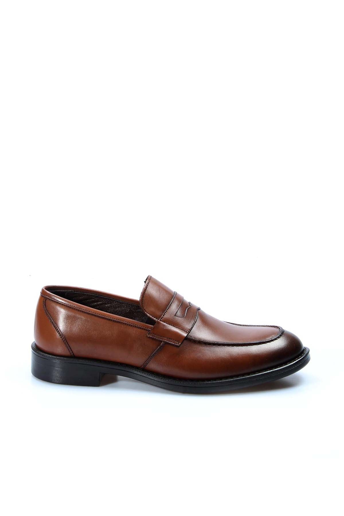 KOALA SYDNEY Men's Brown Leather Penny Loafers-Wessi