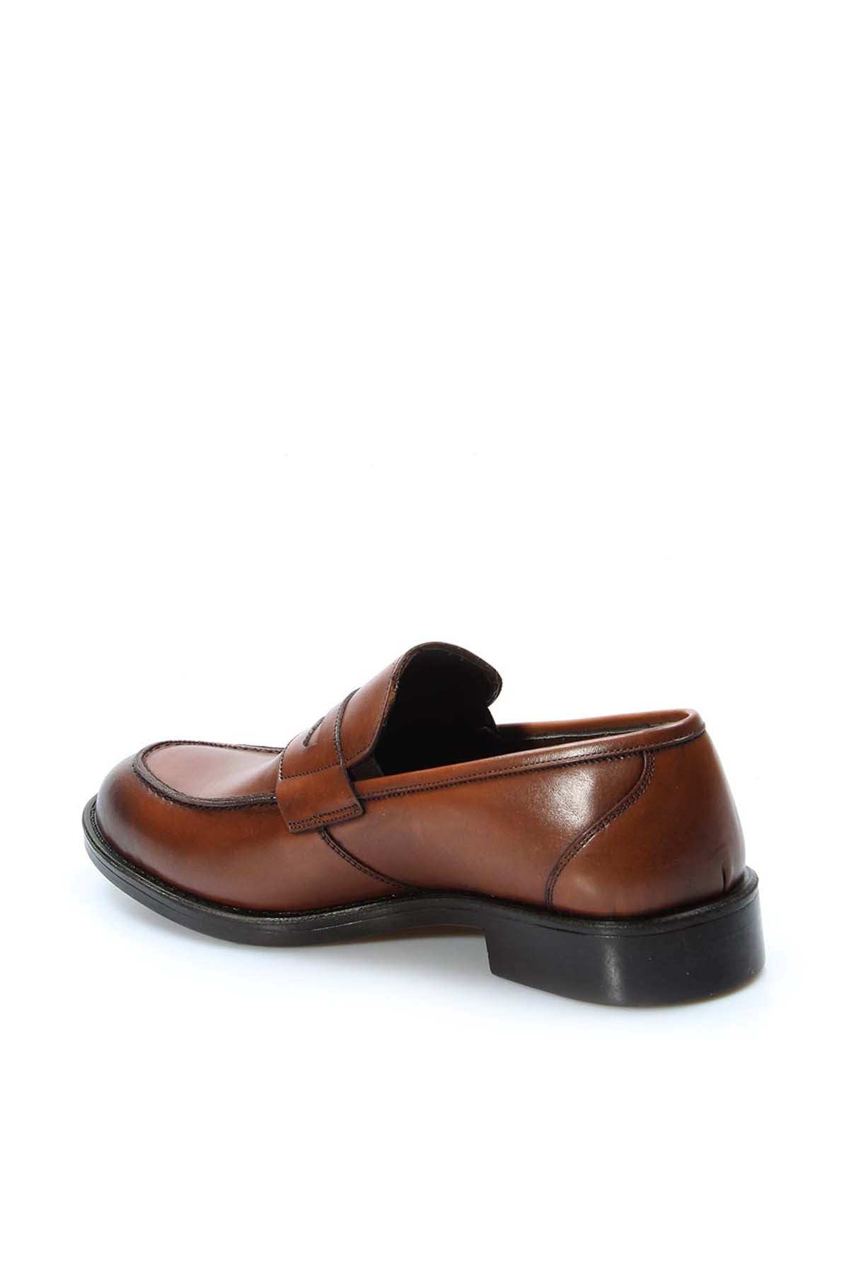 KOALA SYDNEY Men's Brown Leather Penny Loafers-Wessi