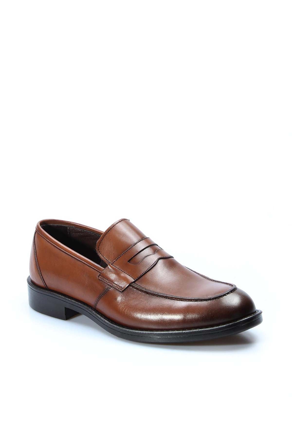 KOALA SYDNEY Men's Brown Leather Penny Loafers-Wessi