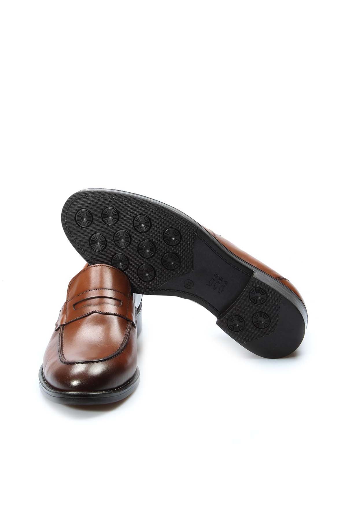 KOALA SYDNEY Men's Brown Leather Penny Loafers-Wessi