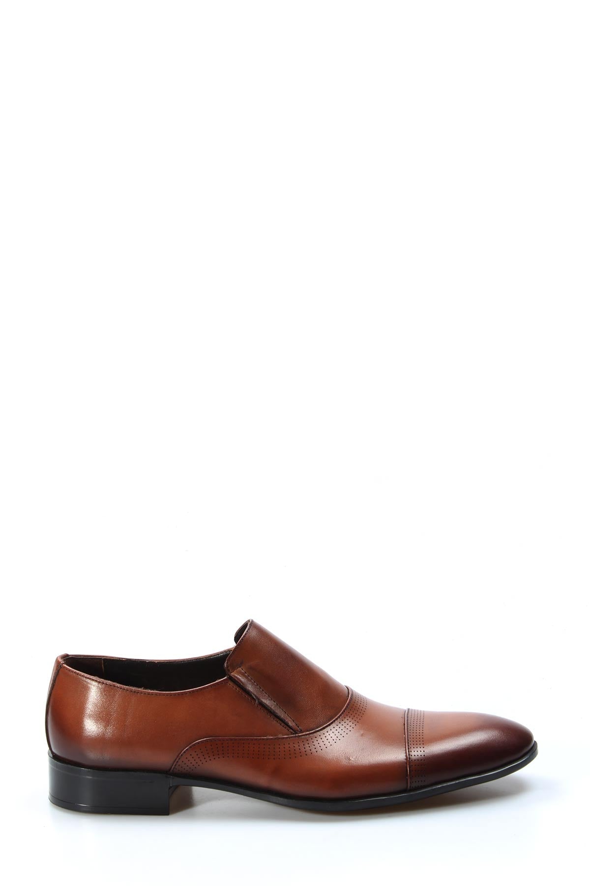 KOALA SYDNEY Men's Brown Leather Cap Toe Dress Shoes-Wessi