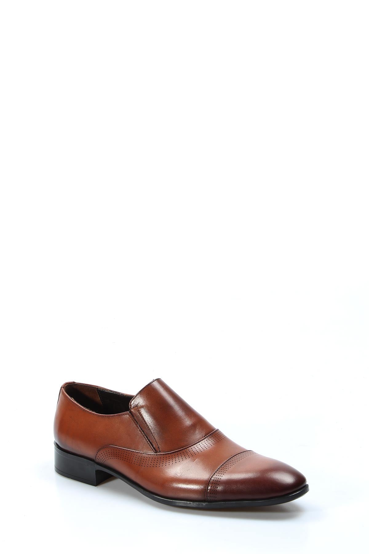 KOALA SYDNEY Men's Brown Leather Cap Toe Dress Shoes-Wessi