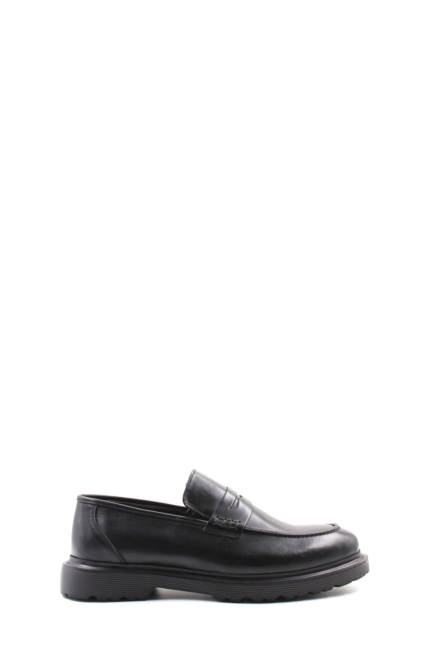KOALA SYDNEY Black Leather Chunky Loafers
