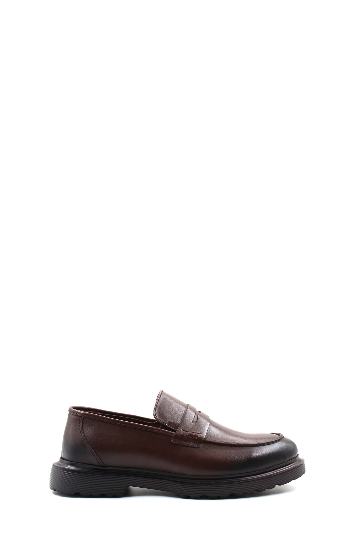 KOALA SYDNEY Brown Leather Chunky Loafers Wessi