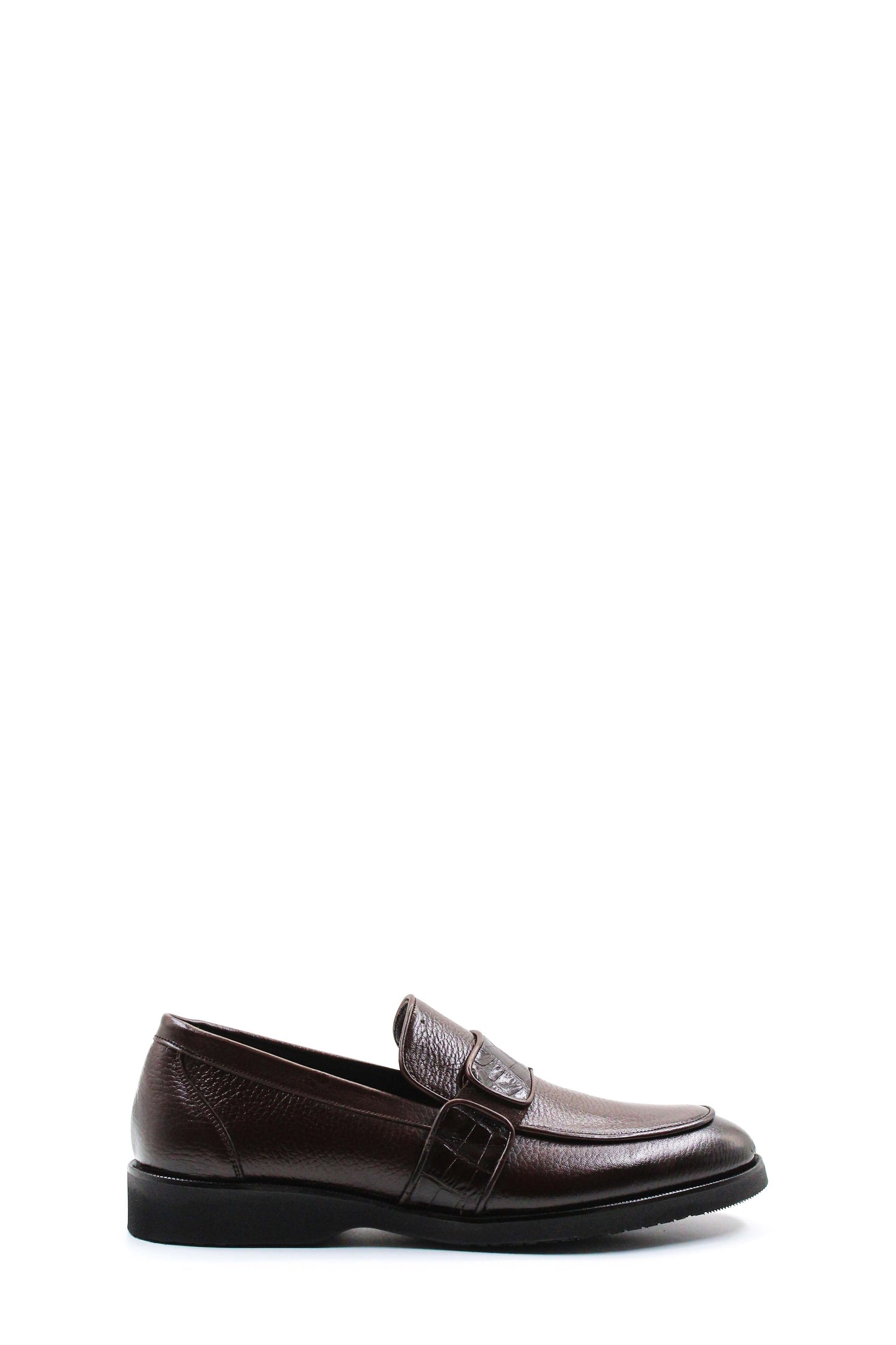 KOALA SYDNEY Men's Brown Leather Formal Loafers-Wessi