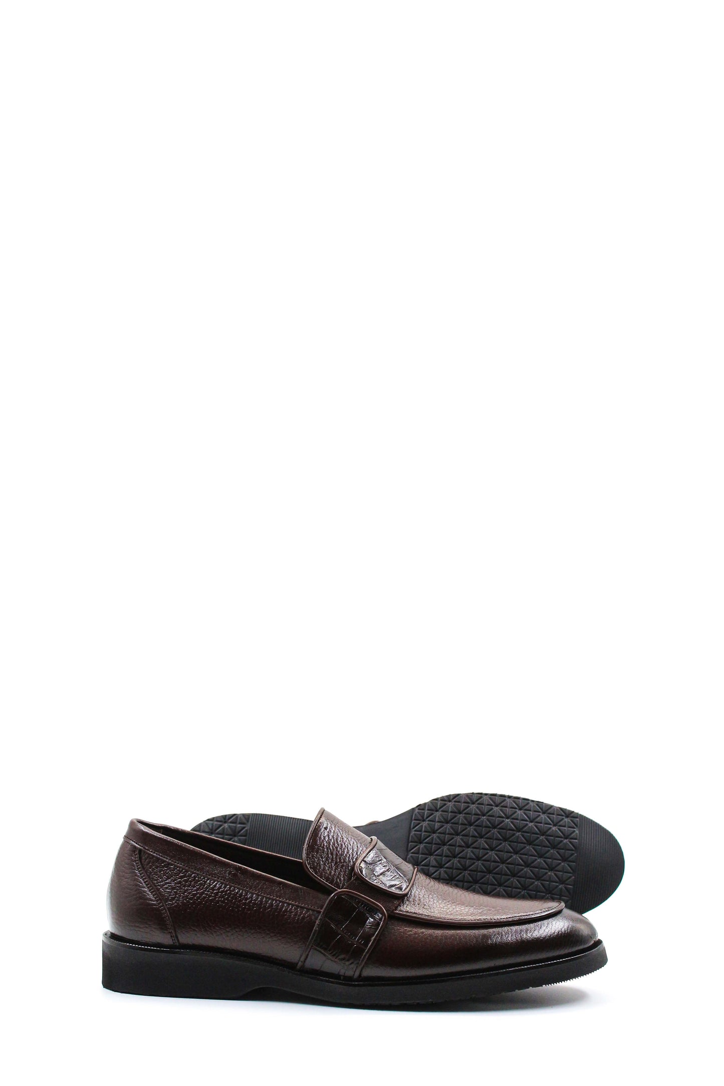 KOALA SYDNEY Men's Brown Leather Formal Loafers-Wessi
