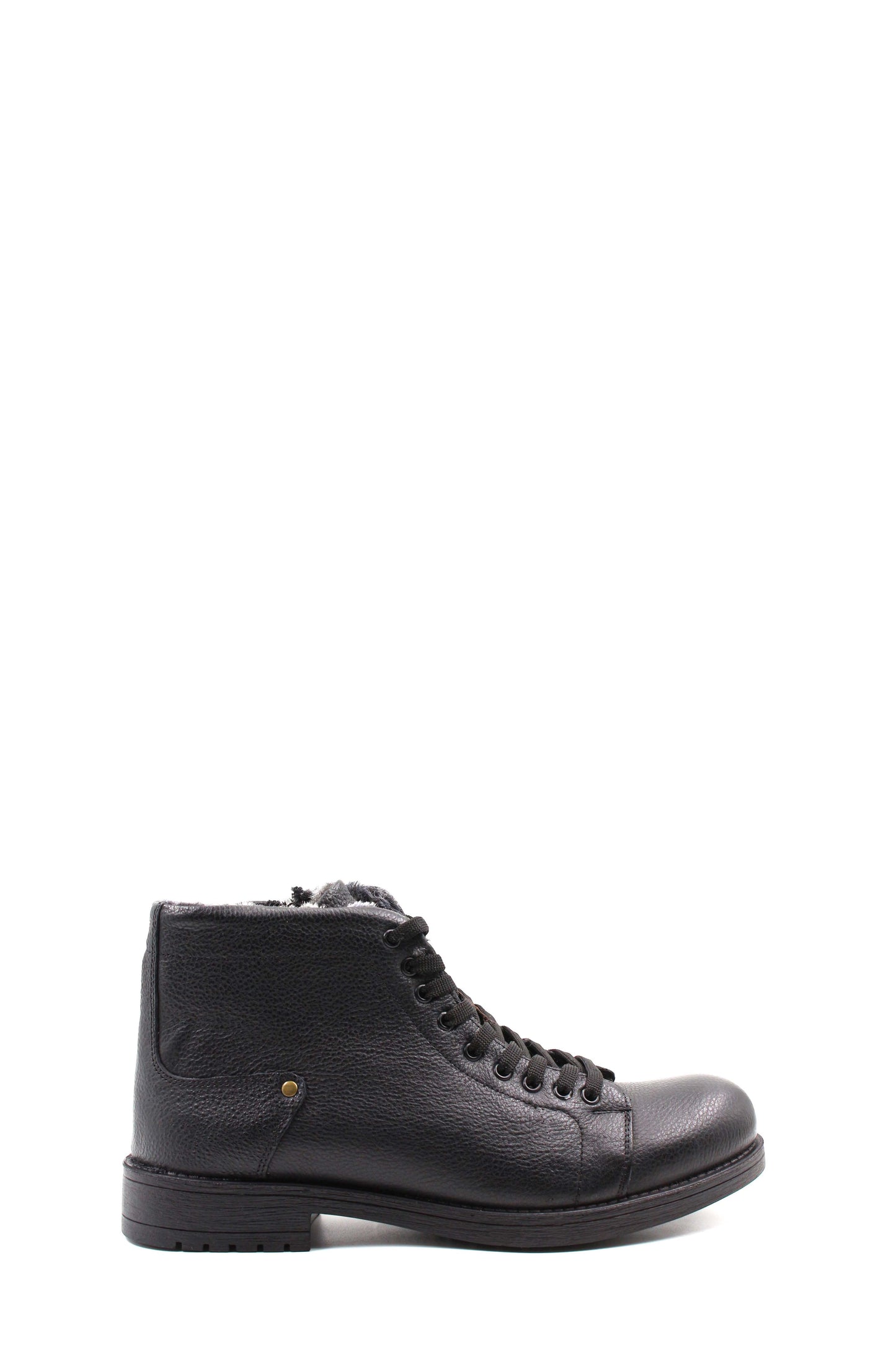 KOALA SYDNEY Black Leather Lace-Up Boots Wessi