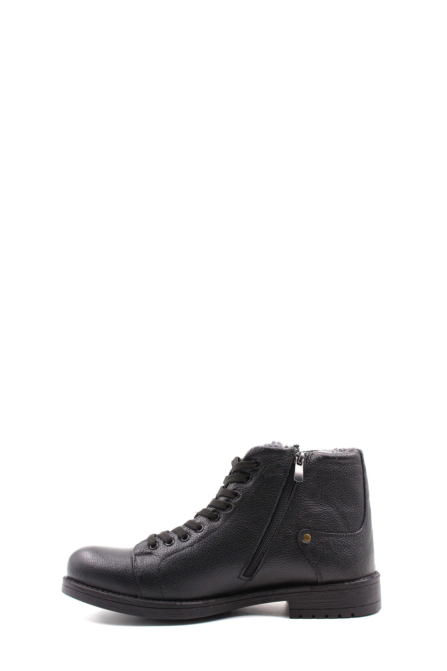 KOALA SYDNEY Black Leather Lace-Up Boots Wessi