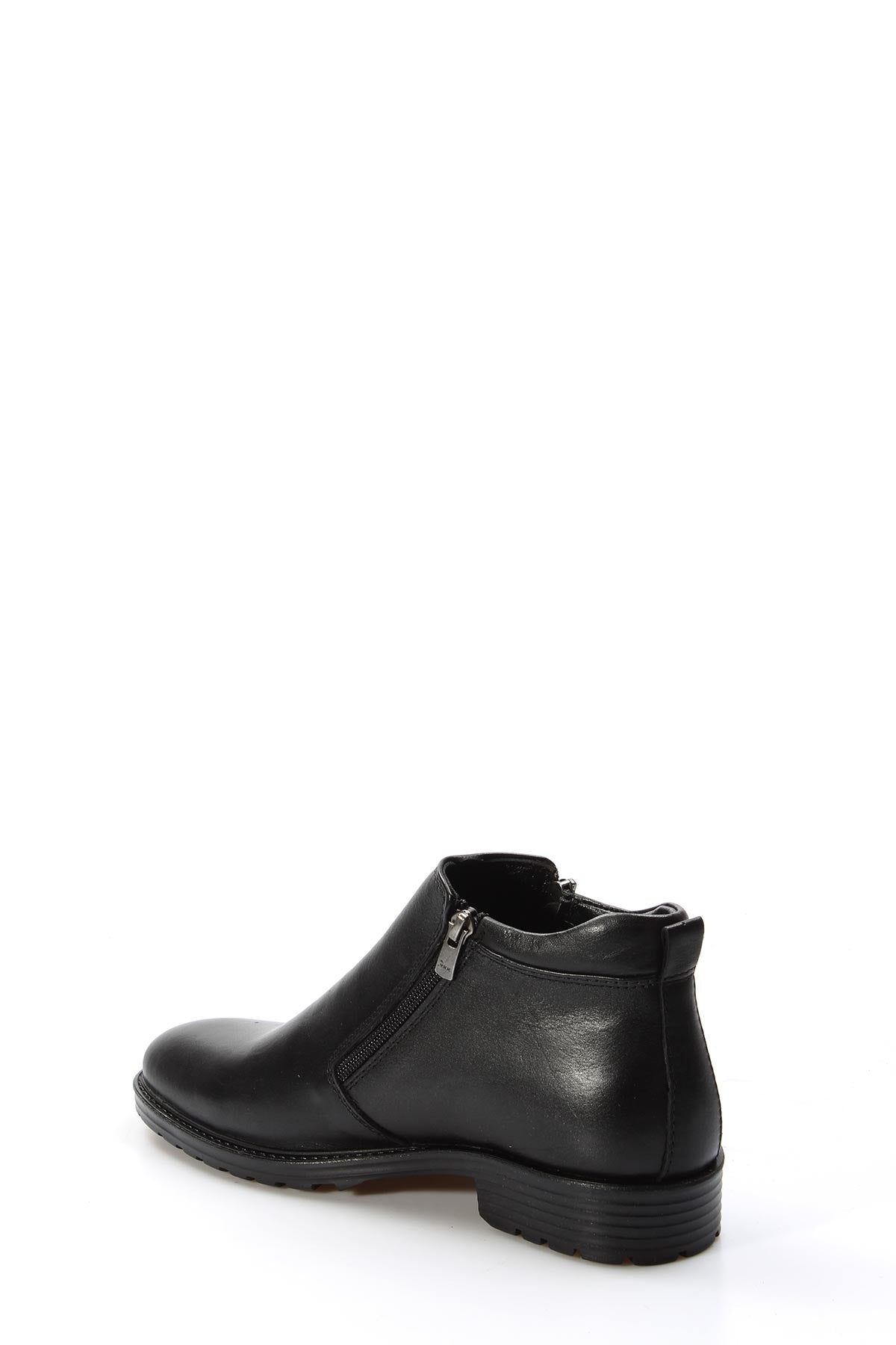 KOALA SYDNEY Men's Black Leather Zip Ankle Boots-Wessi