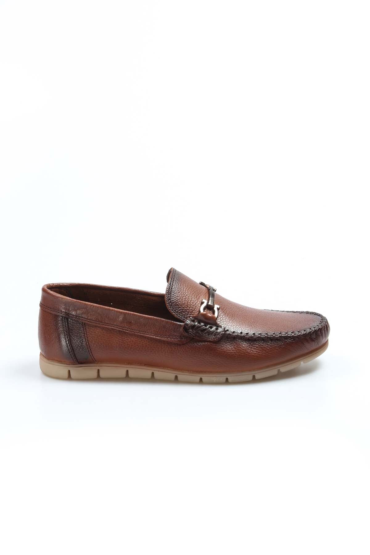 KOALA SYDNEY Men's Brown Leather Bit Loafers-Wessi