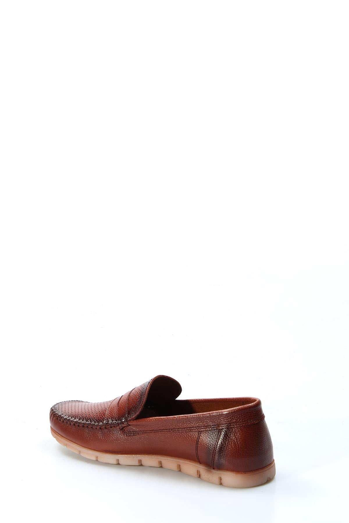 KOALA SYDNEY Men's Brown Leather Casual Loafers-Wessi