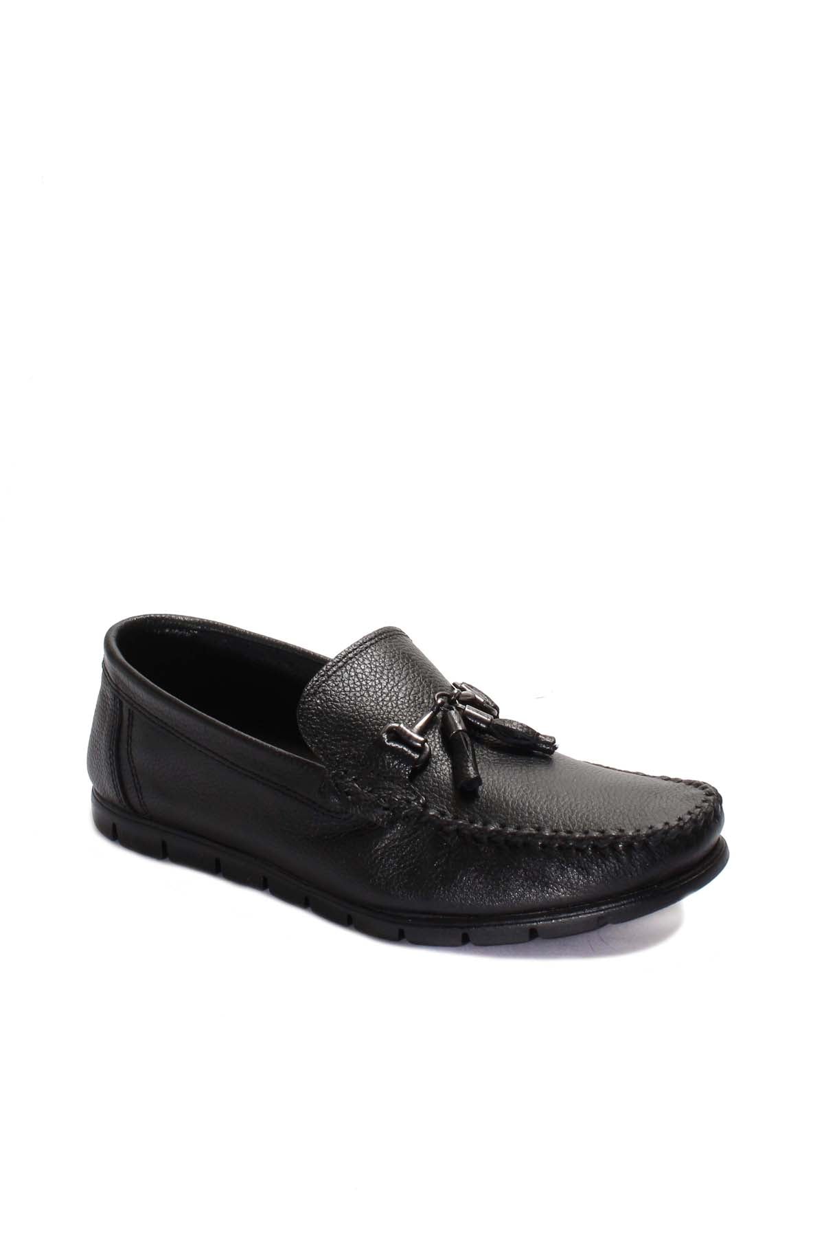 KOALA SYDNEY Men's Black Tassel Loafers