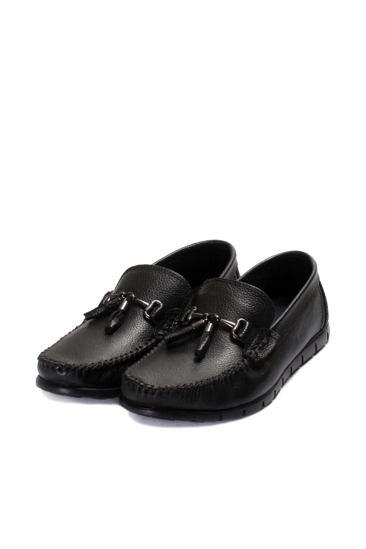 KOALA SYDNEY Men's Black Tassel Loafers