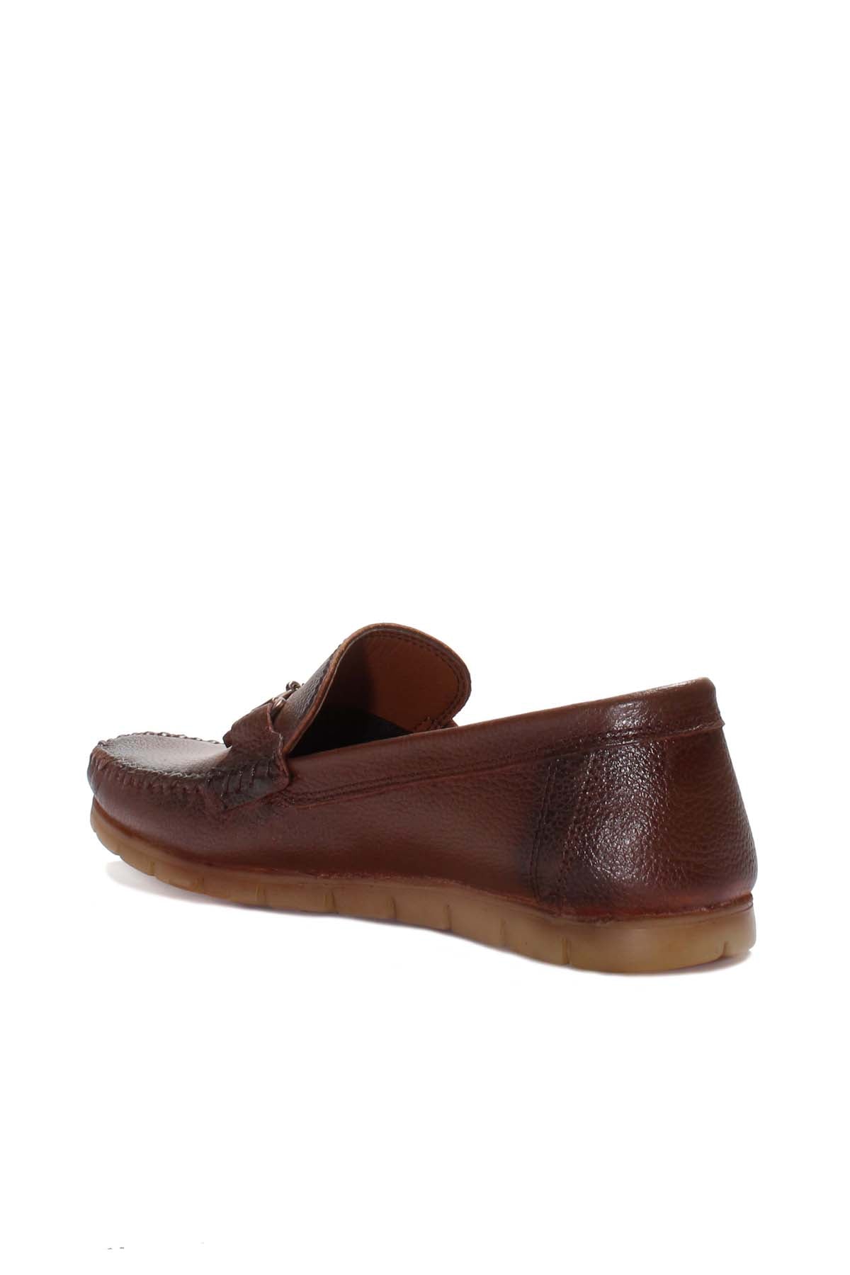 KOALA SYDNEY Men's Brown Leather Tassel Loafers