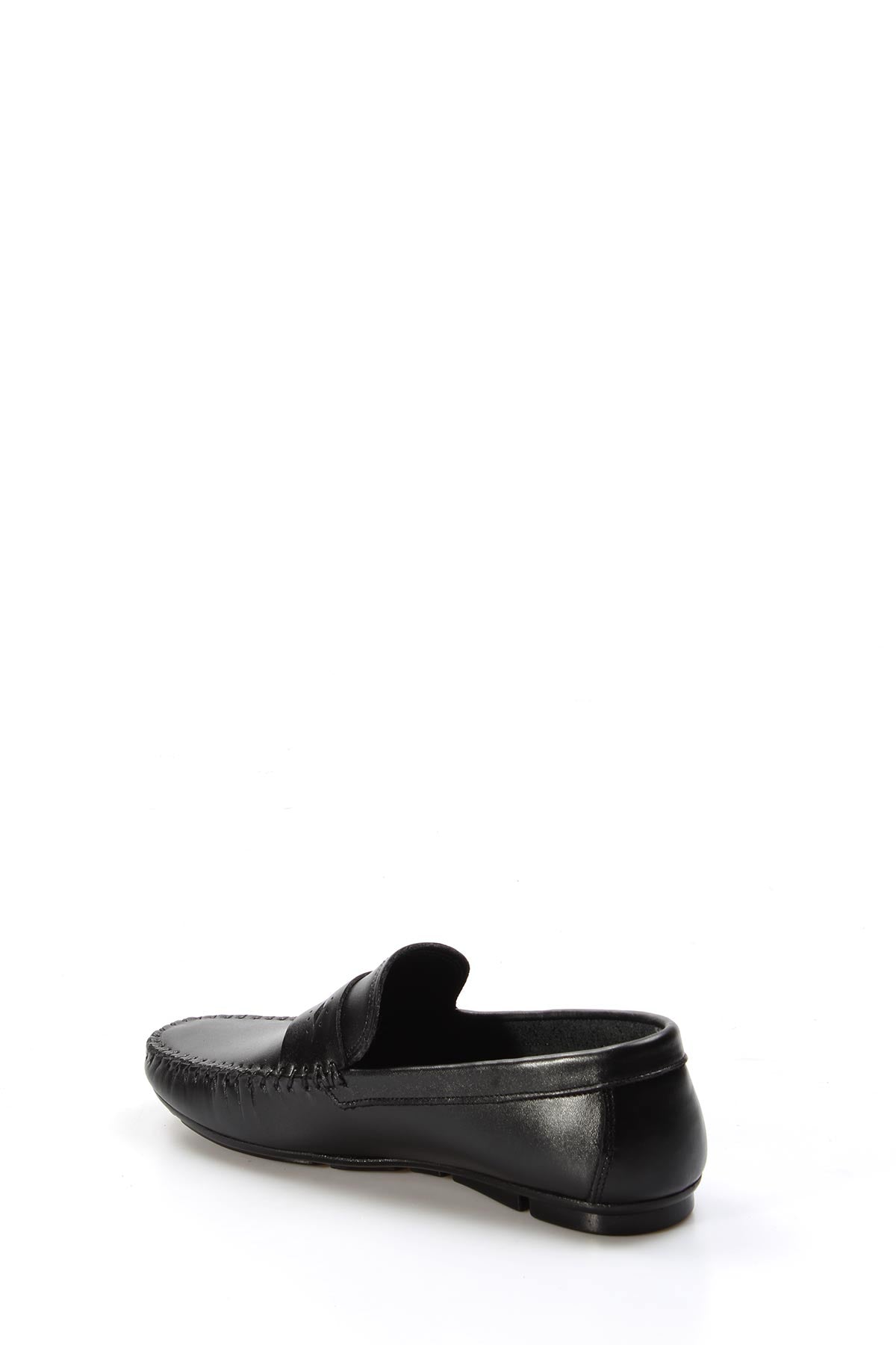 KOALA SYDNEY Men's Classic Black Leather Loafers