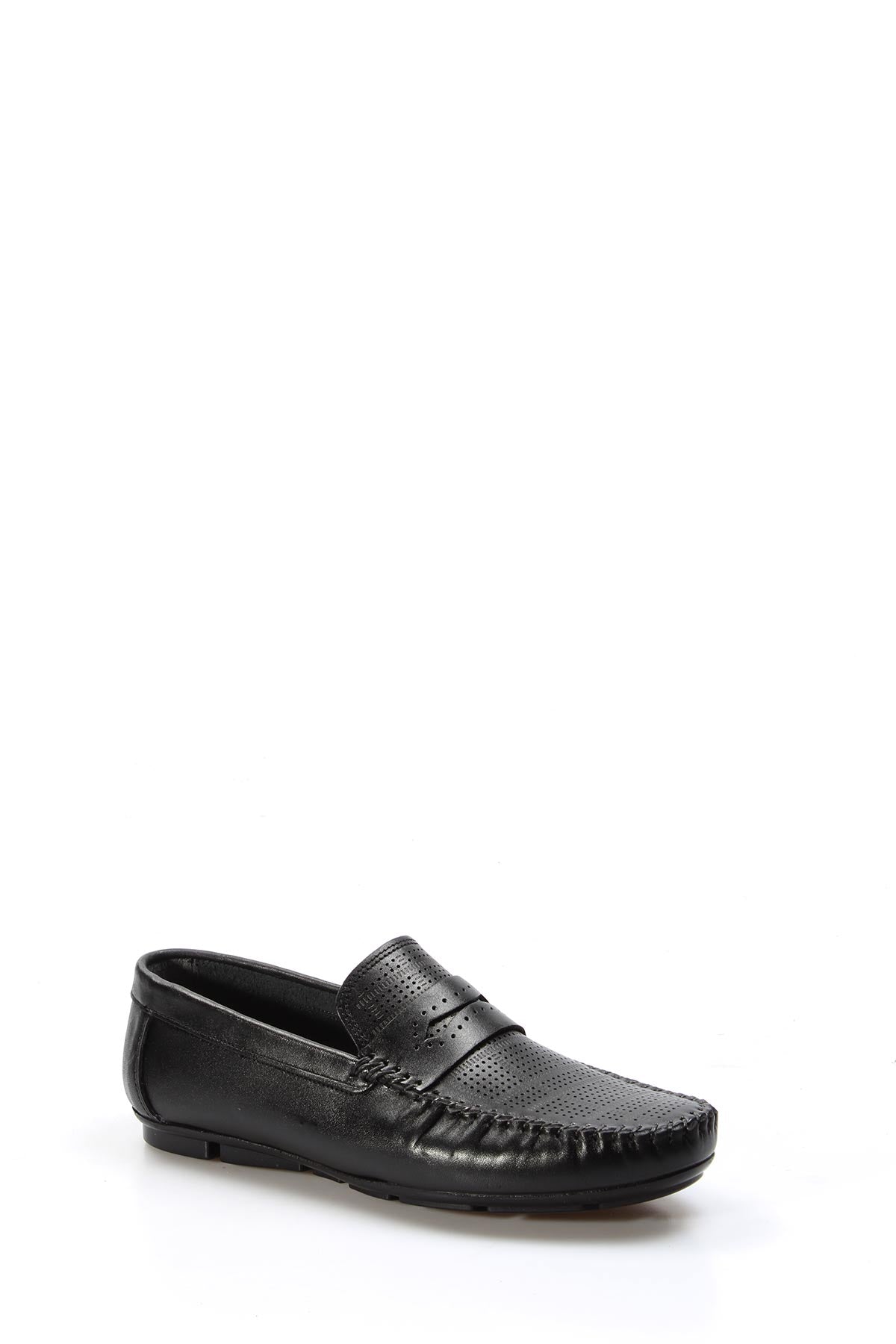 KOALA SYDNEY Men's Black Leather Loafers