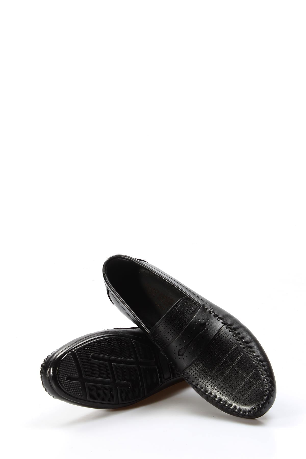 KOALA SYDNEY Men's Black Leather Loafers