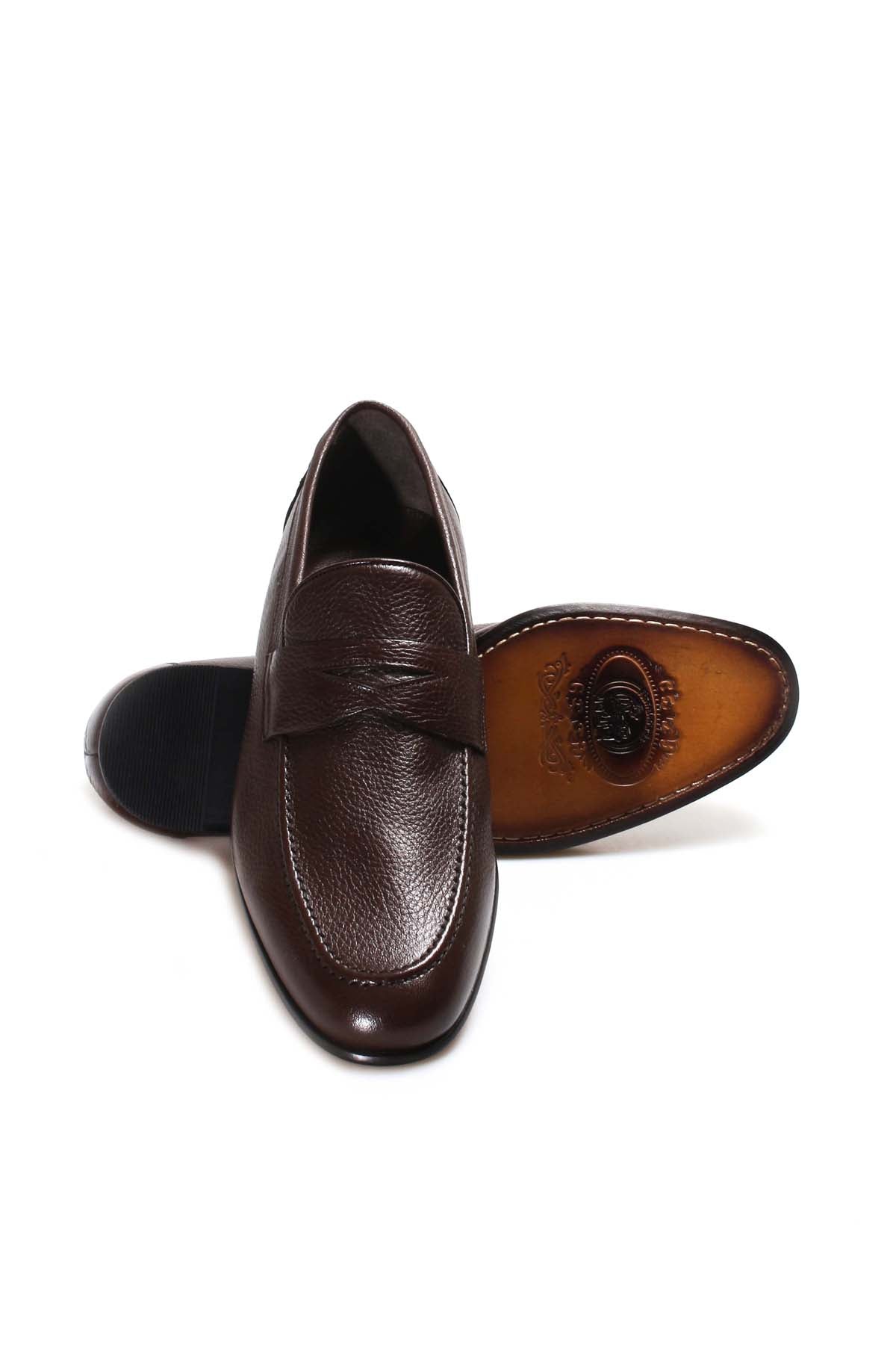 KOALA SYDNEY Brown Classic Leather Penny Loafers-Wessi