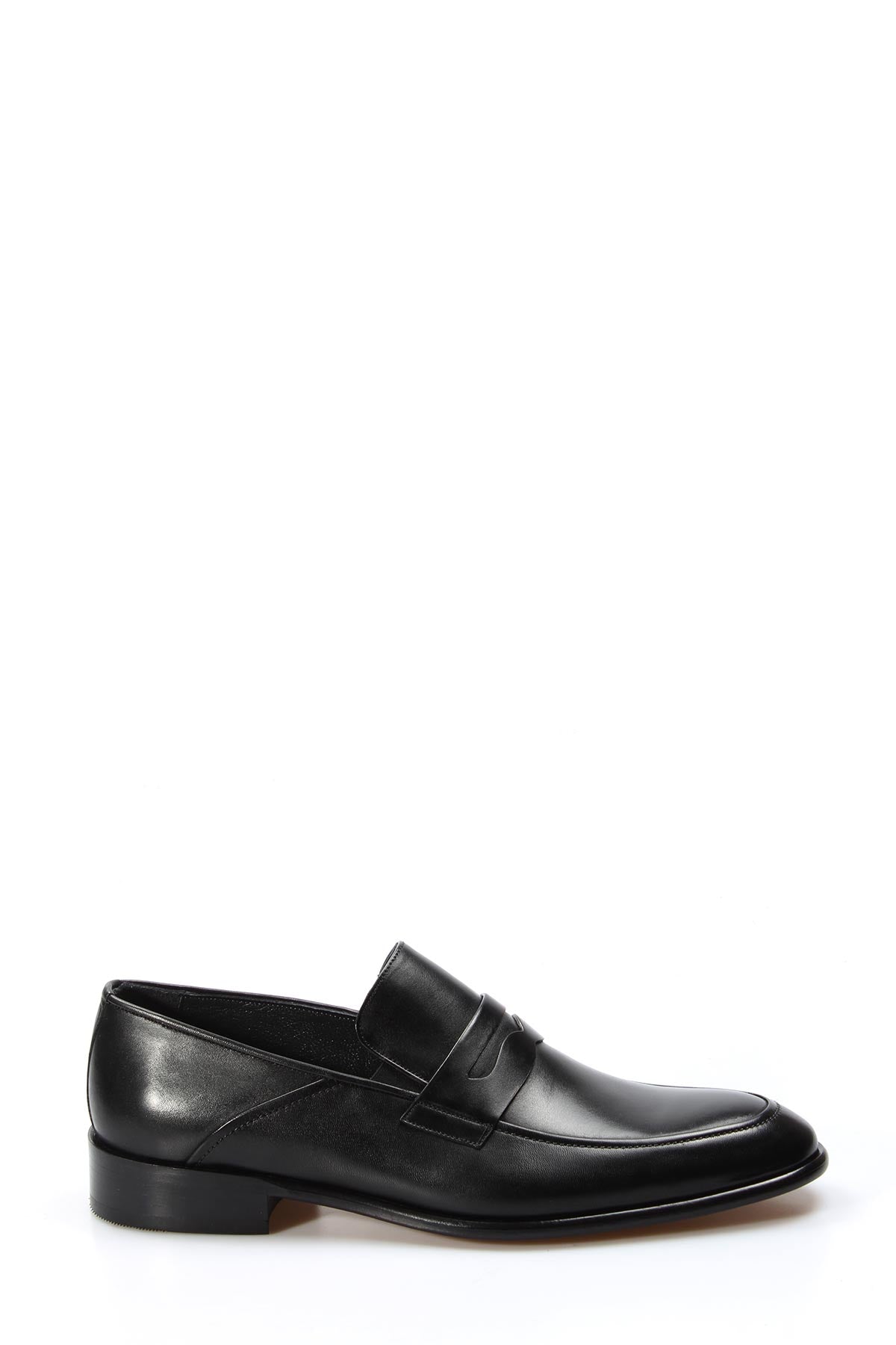 KOALA SYDNEY Men's Black Leather Classic Penny Loafers