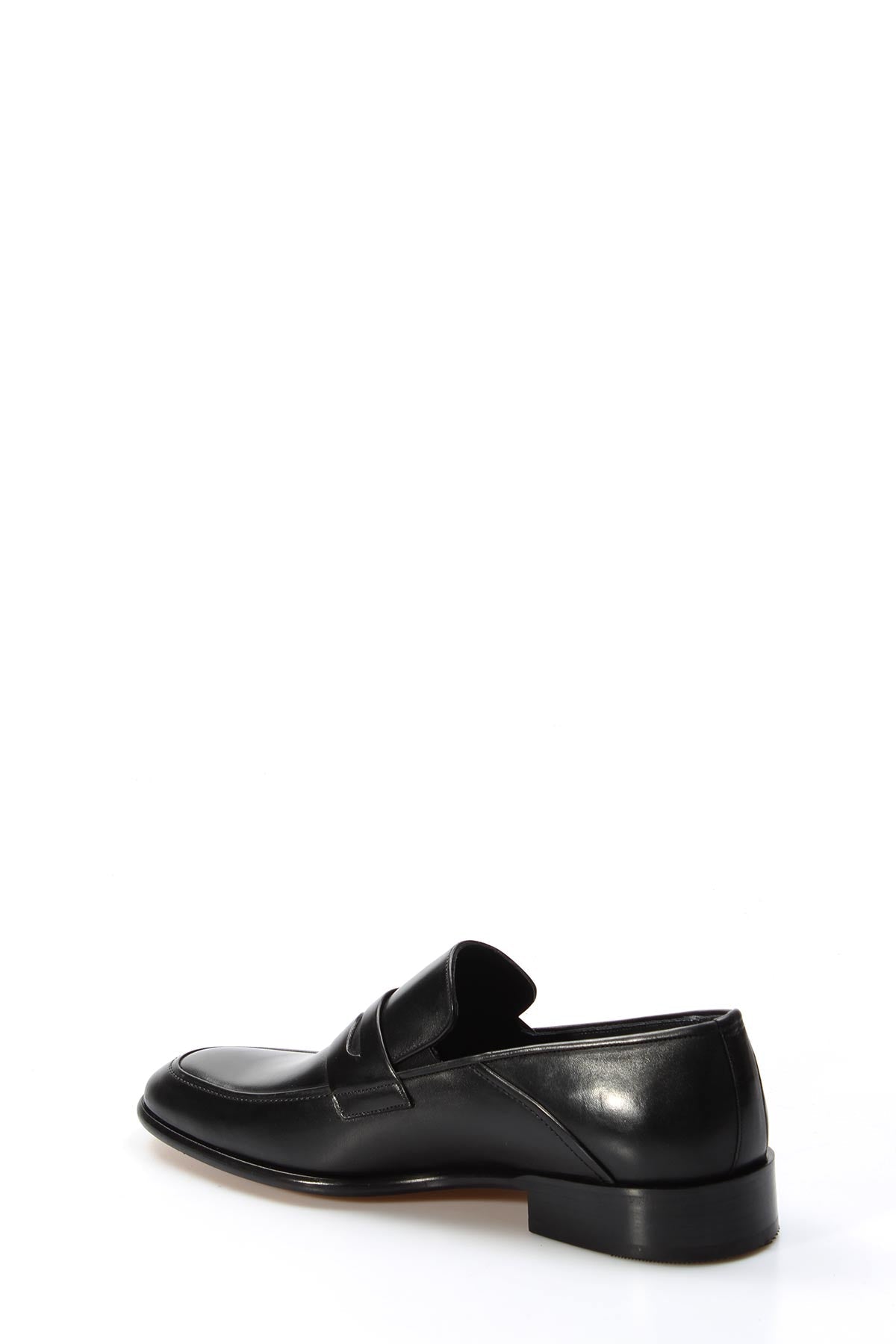 KOALA SYDNEY Men's Black Leather Classic Penny Loafers