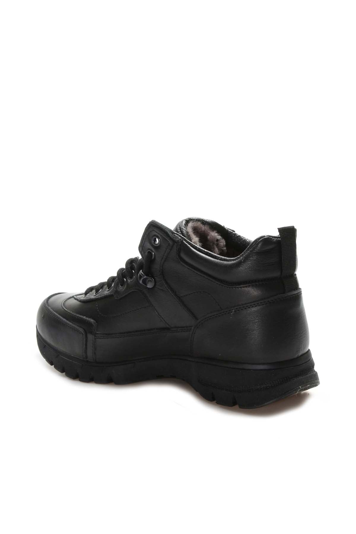 KOALA SYDNEY Black Leather Hiking Boots Wessi