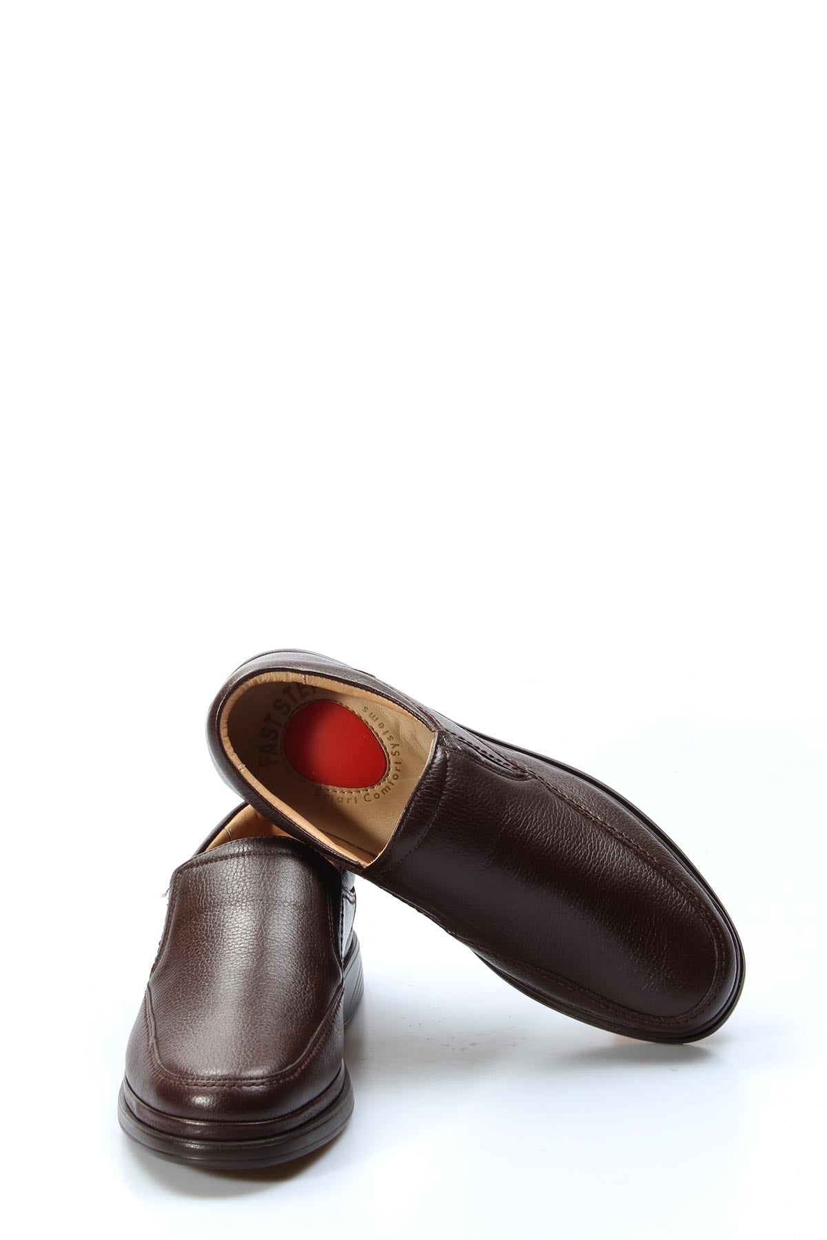 KOALA SYDNEY Elegant Men's Brown Leather Slip-On Loafers