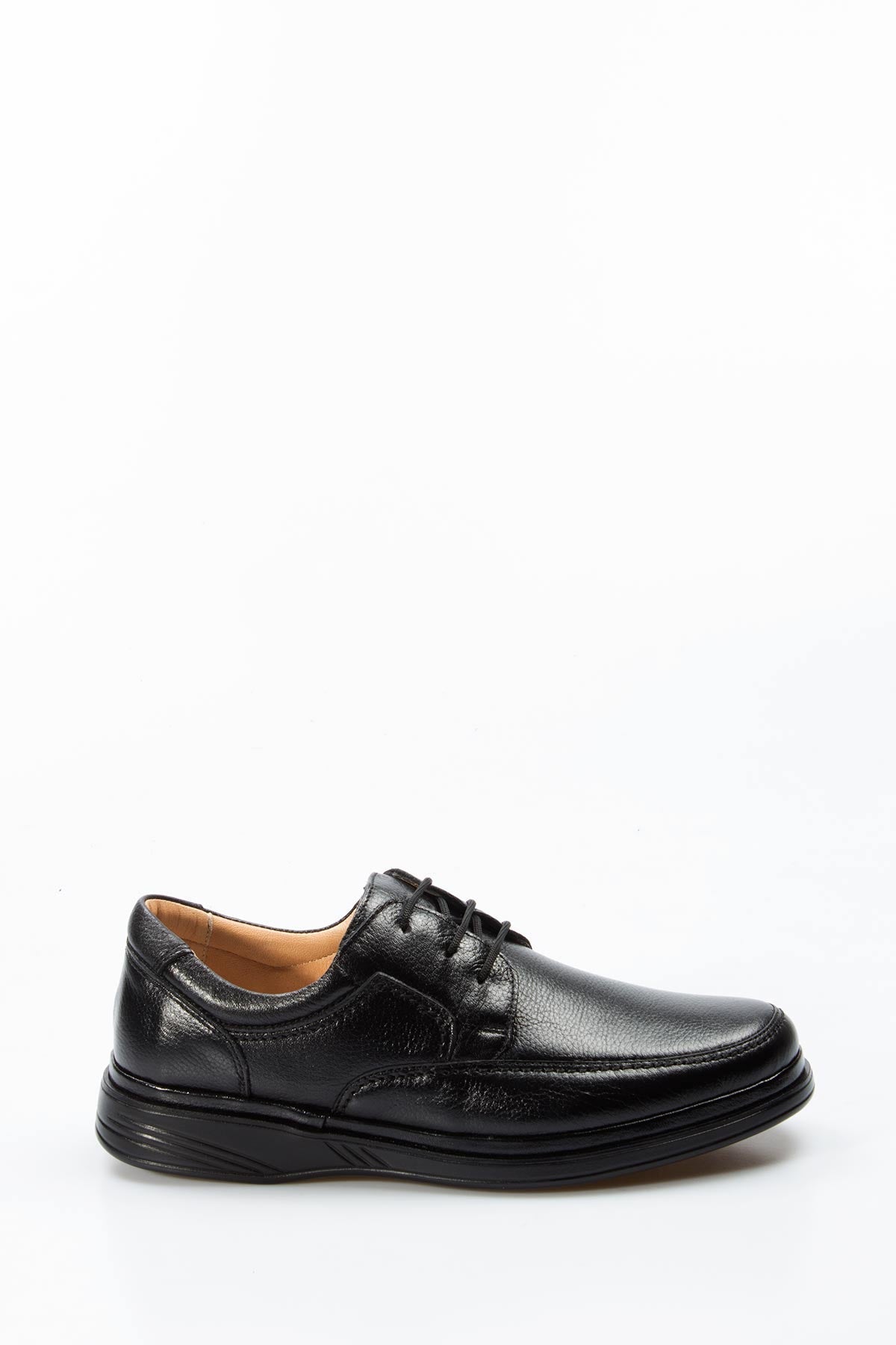 Men's Orthopedic Casual Black Leather Shoes