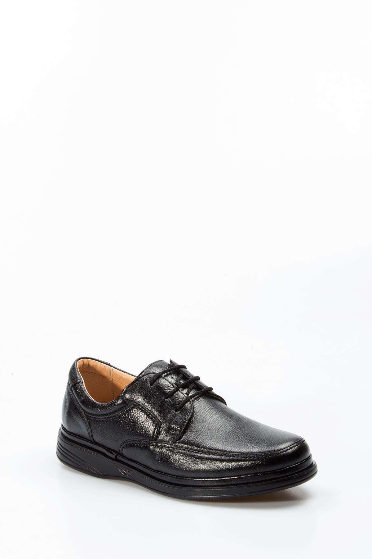 Men's Orthopedic Casual Black Leather Shoes