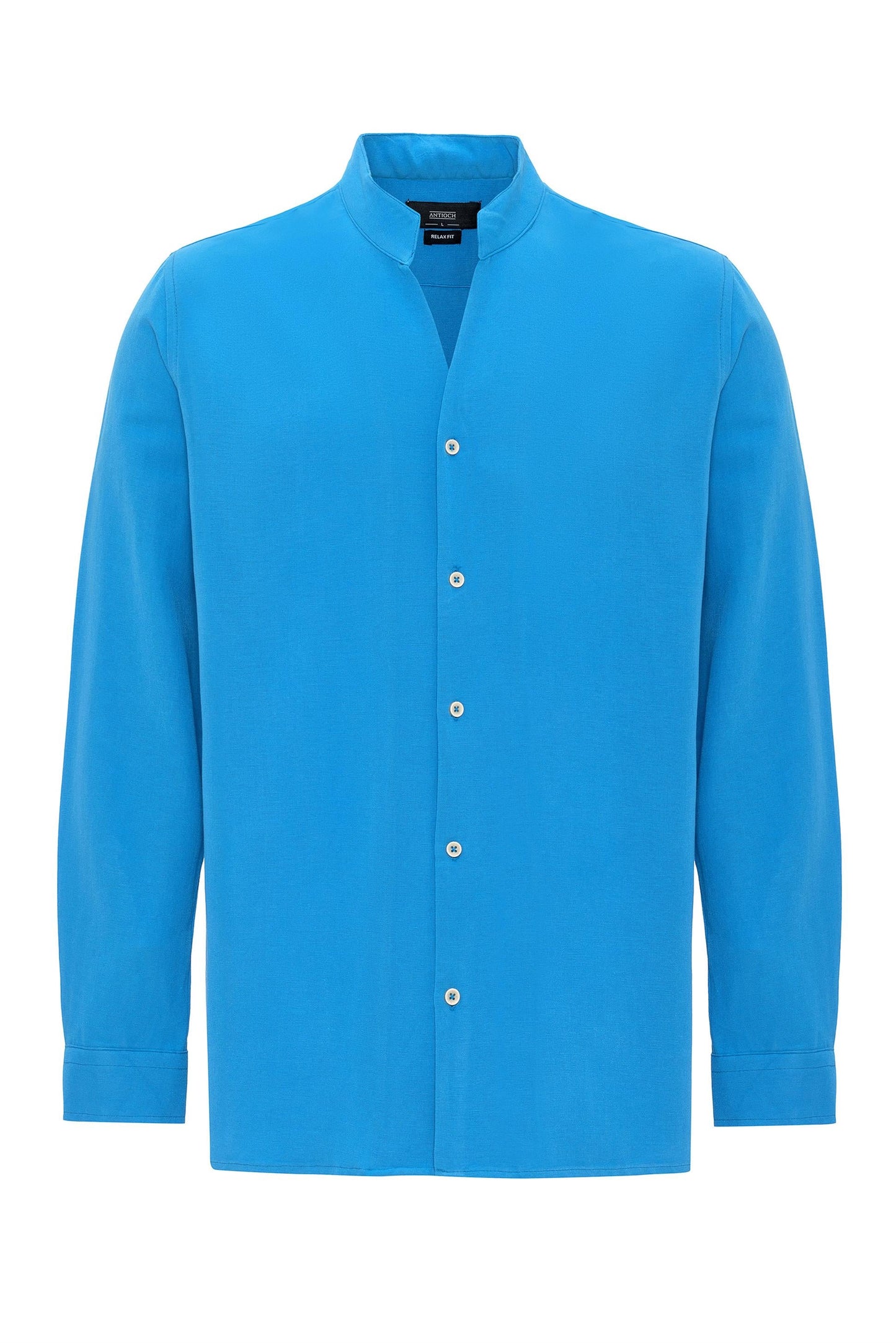 KOALA SYDNEY Men's Sax Judge Collar Long Sleeve Shirt -