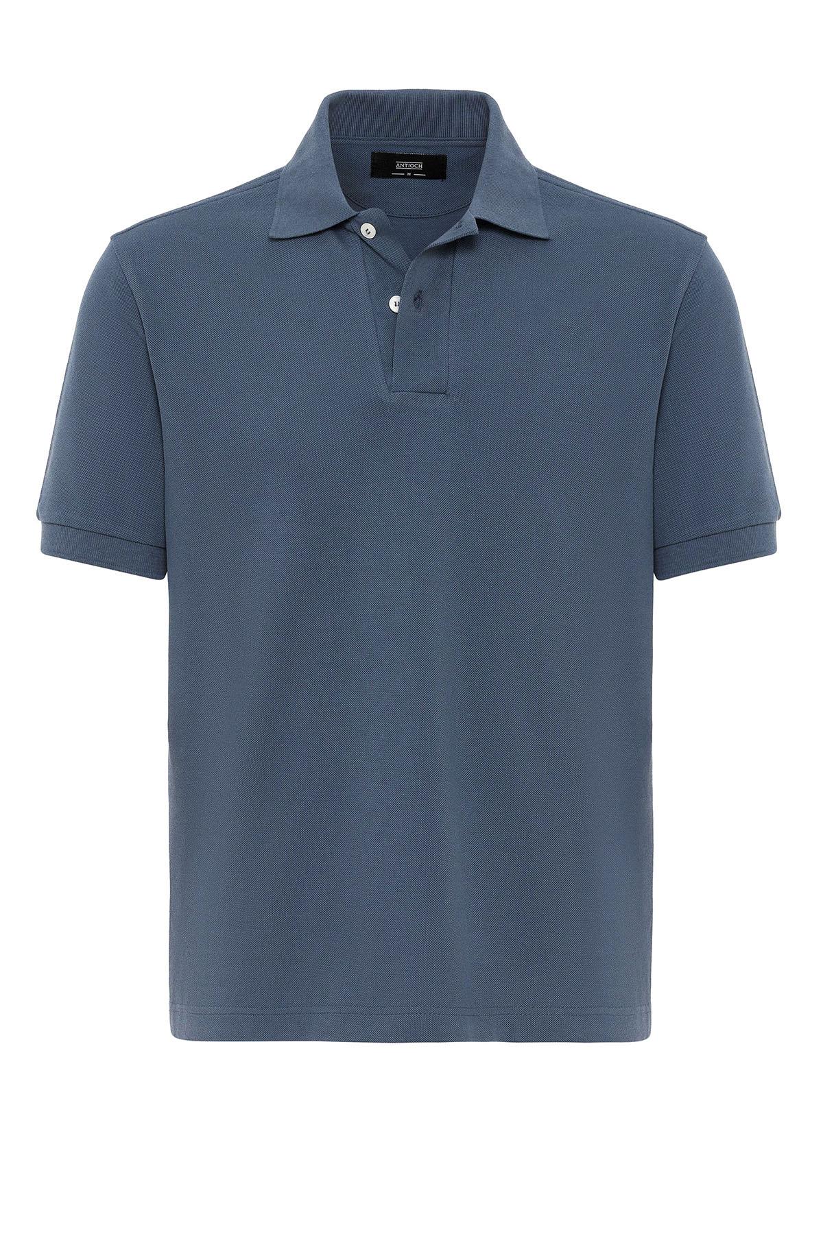 KOALA SYDNEY Men's Indigo Polo Neck T-Shirt