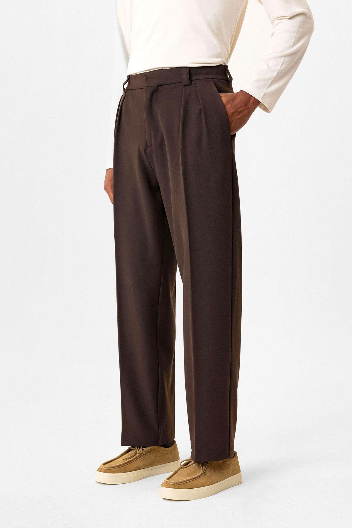 KOALA SYDNEY High Waist Pleated Relaxed Fit Baggy Men's Pants
