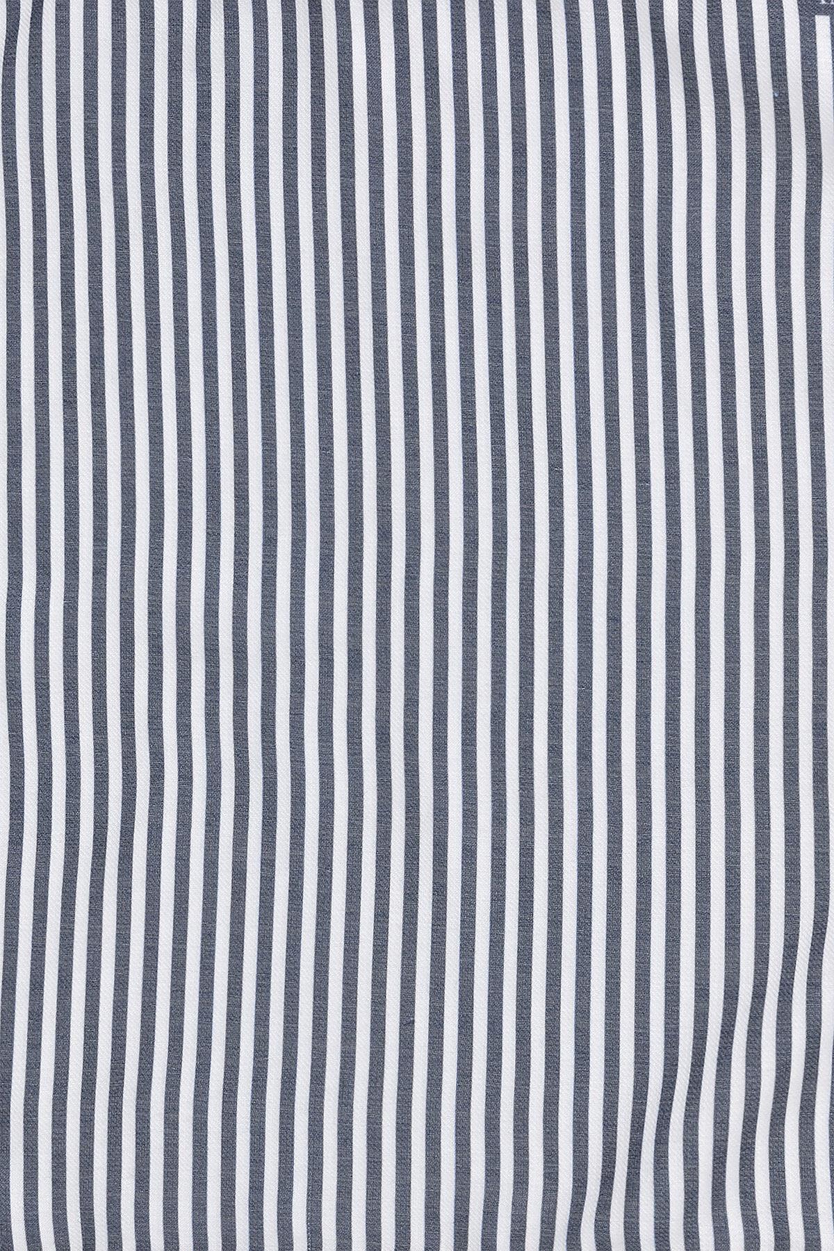 KOALA SYDNEY Men's Navy Blue Navy Striped Scarf