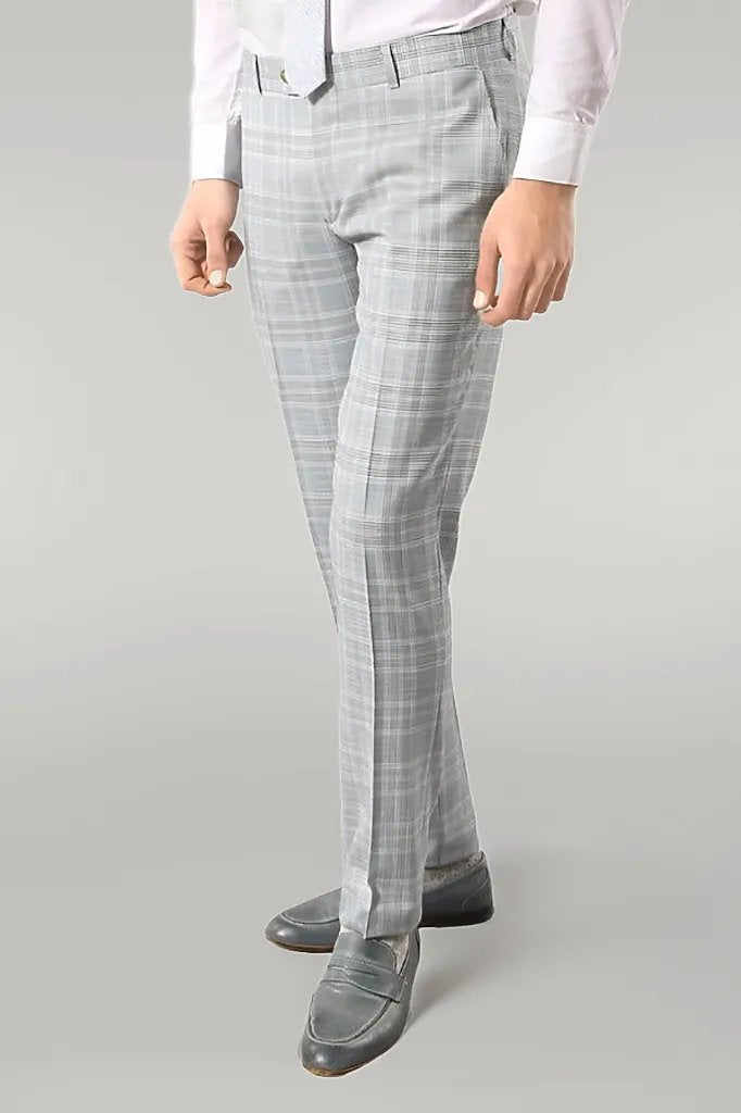 KOALA SYDNEY Light Green Checked Mens Suit |