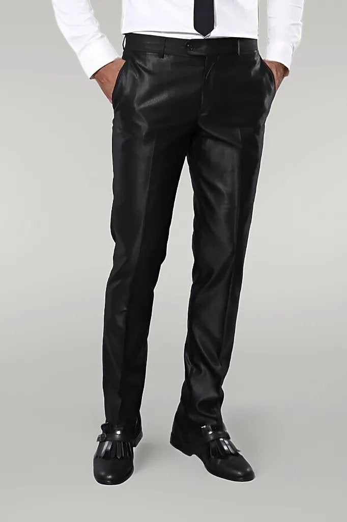 KOALA SYDNEY Modeled Shiny Black Suit |