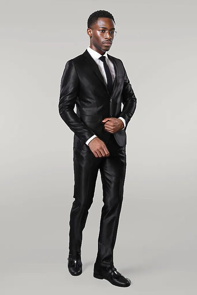 KOALA SYDNEY Modeled Shiny Black Suit |