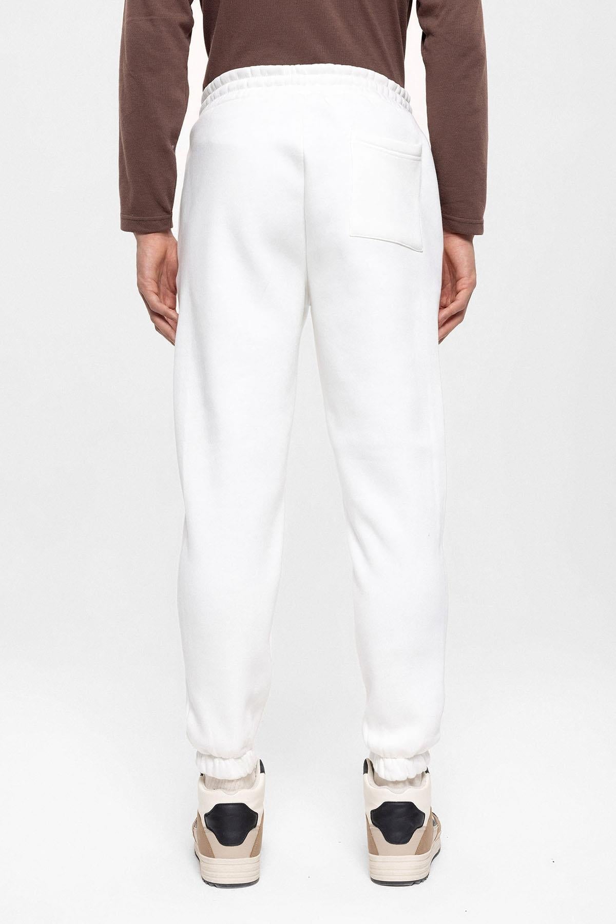 KOALA SYDNEY Men's Ecru Tracksuit with Elastic Legs