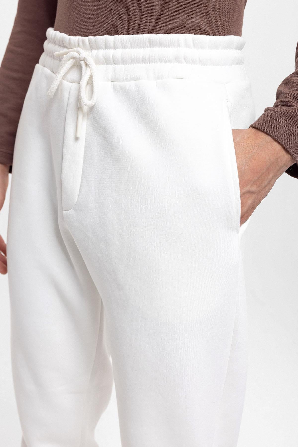 KOALA SYDNEY Men's Ecru Tracksuit with Elastic Legs