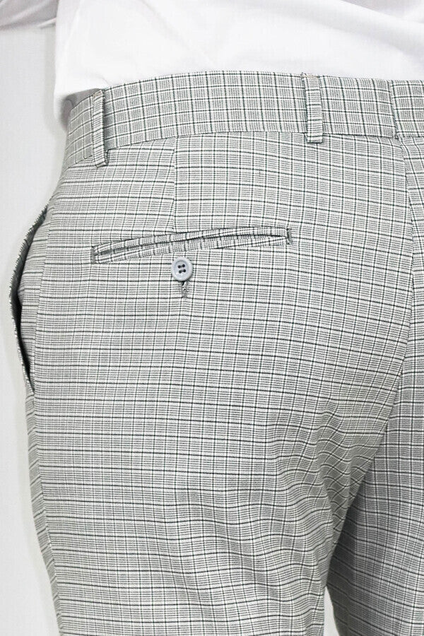 KOALA SYDNEY Plaid Grey Men Pants