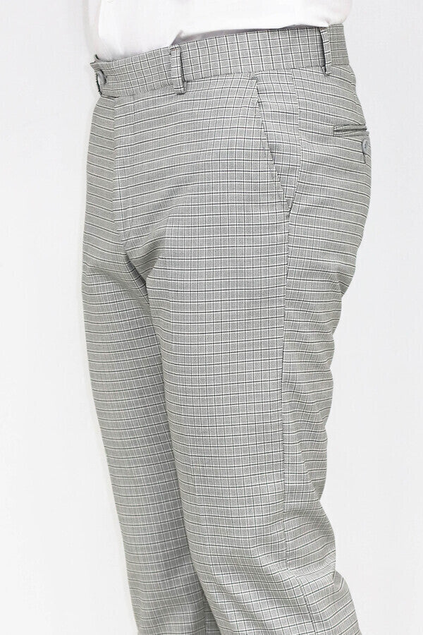KOALA SYDNEY Plaid Grey Men Pants