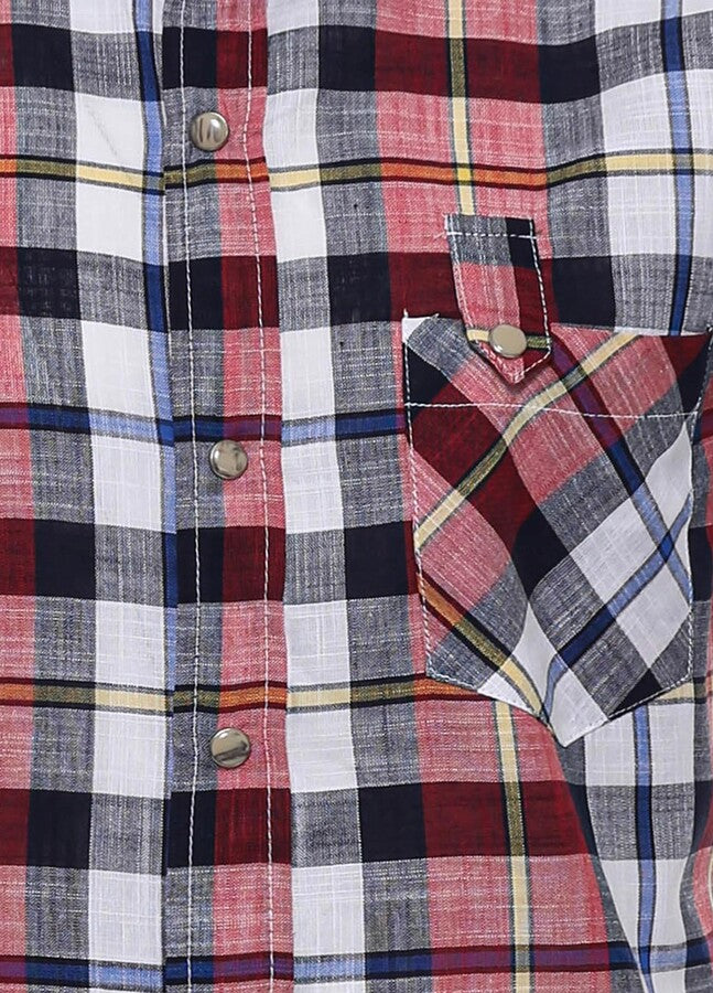 KOALA SYDNEY Checked Patterned Short Sleeve Men Shirt -