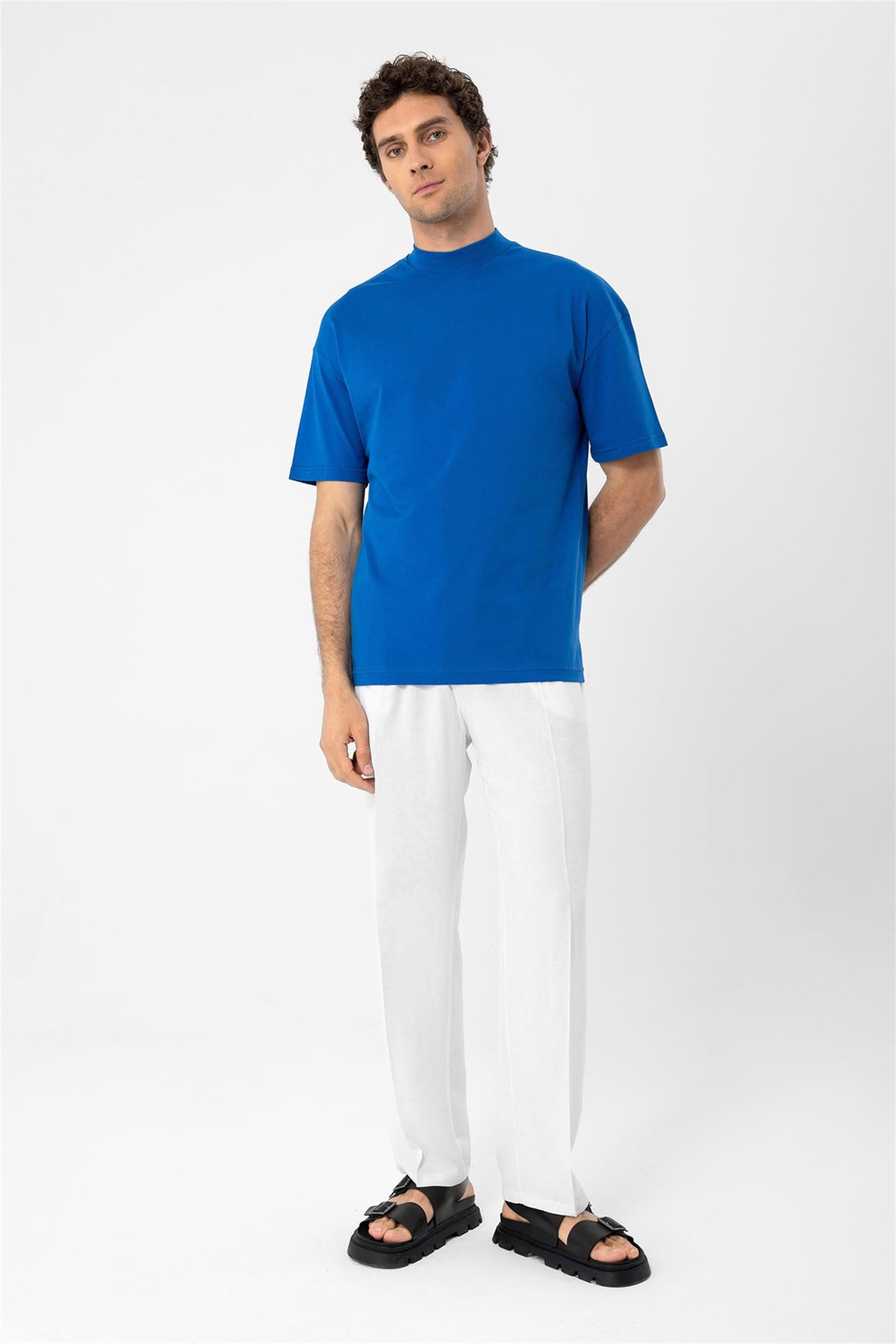 Men's Sax Relaxed Fit Basic T-Shirt - Wessi