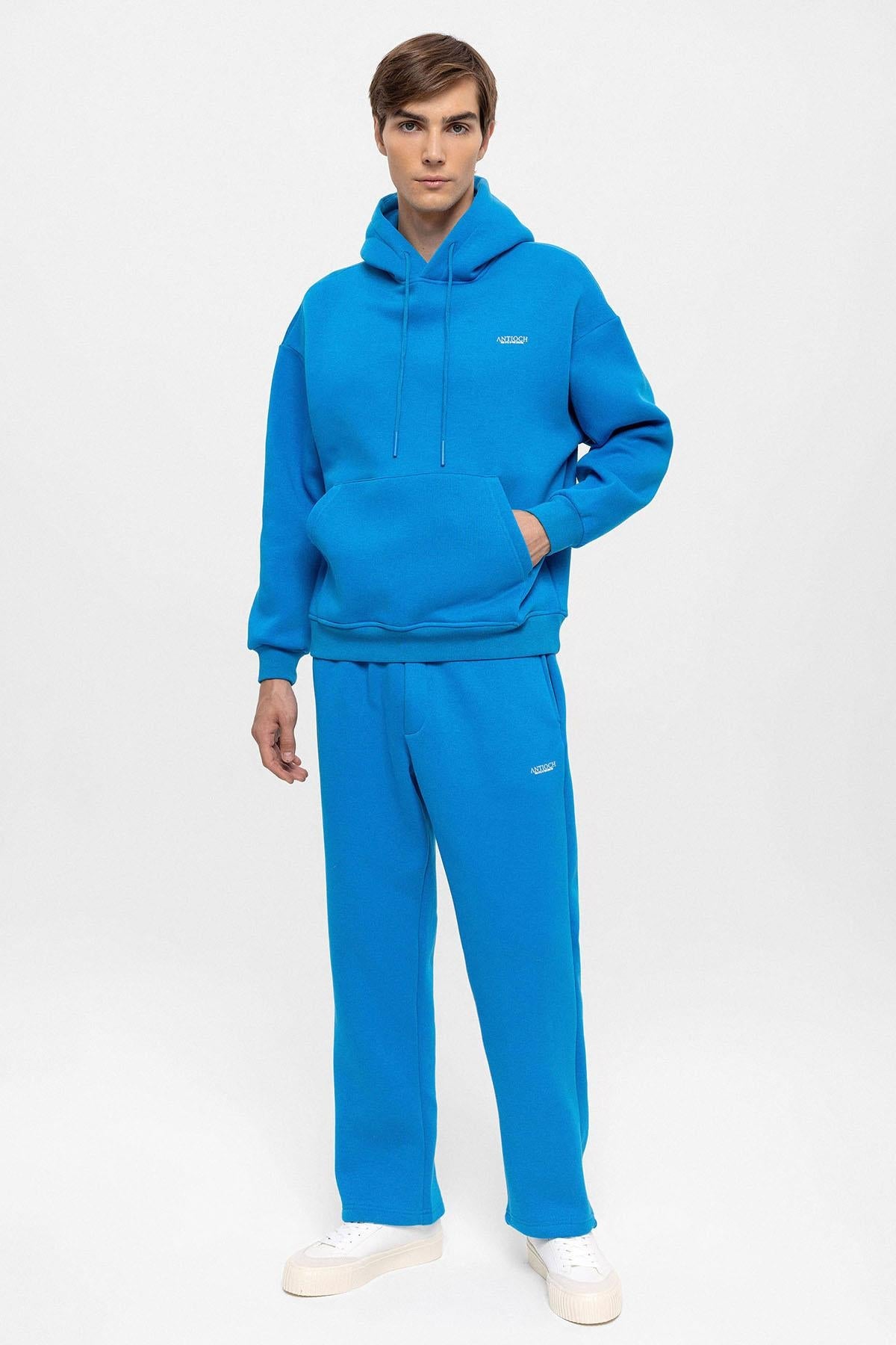 KOALA SYDNEY Men's Sax Regular Fit Printed Tracksuit Set