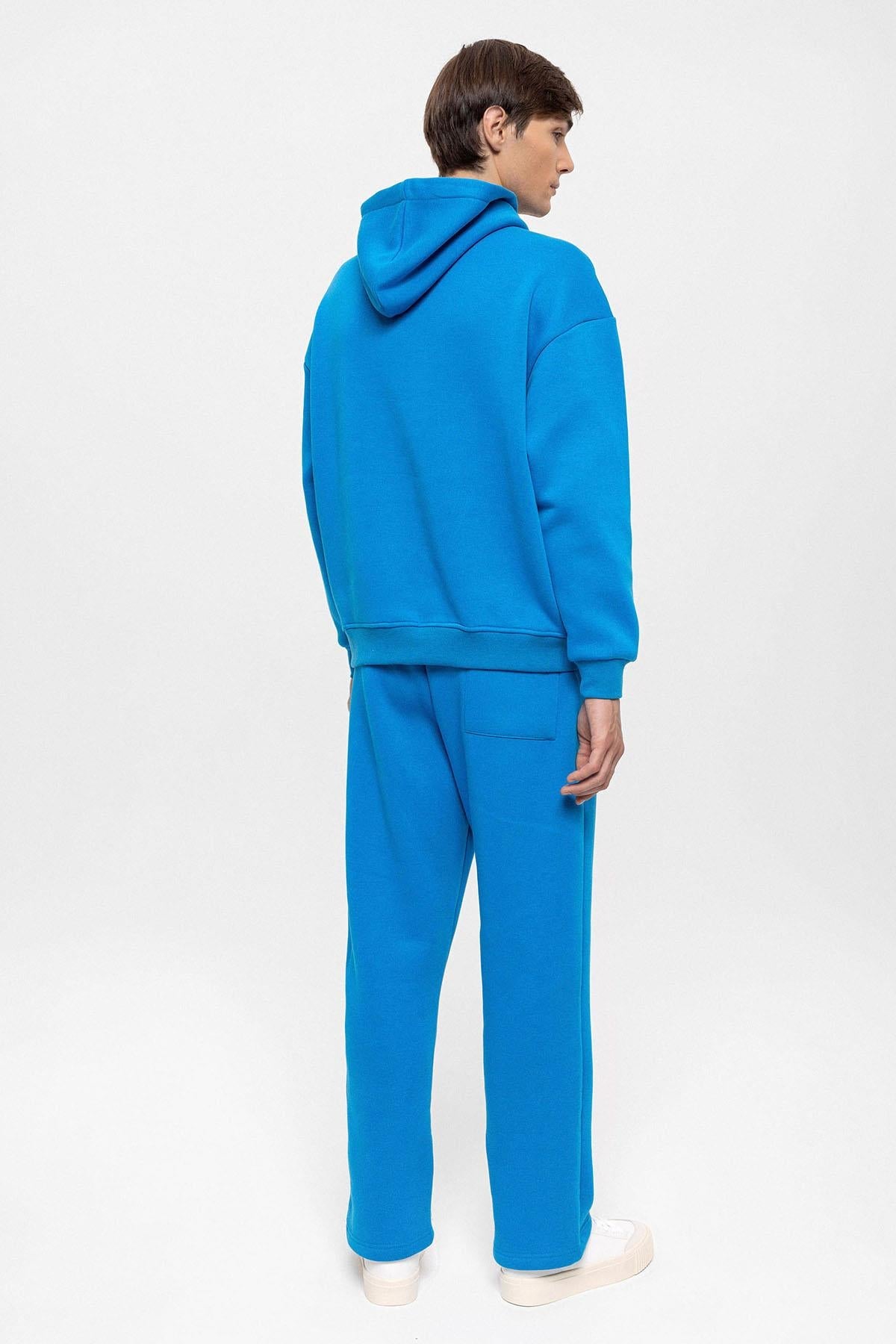 KOALA SYDNEY Men's Sax Regular Fit Printed Tracksuit Set